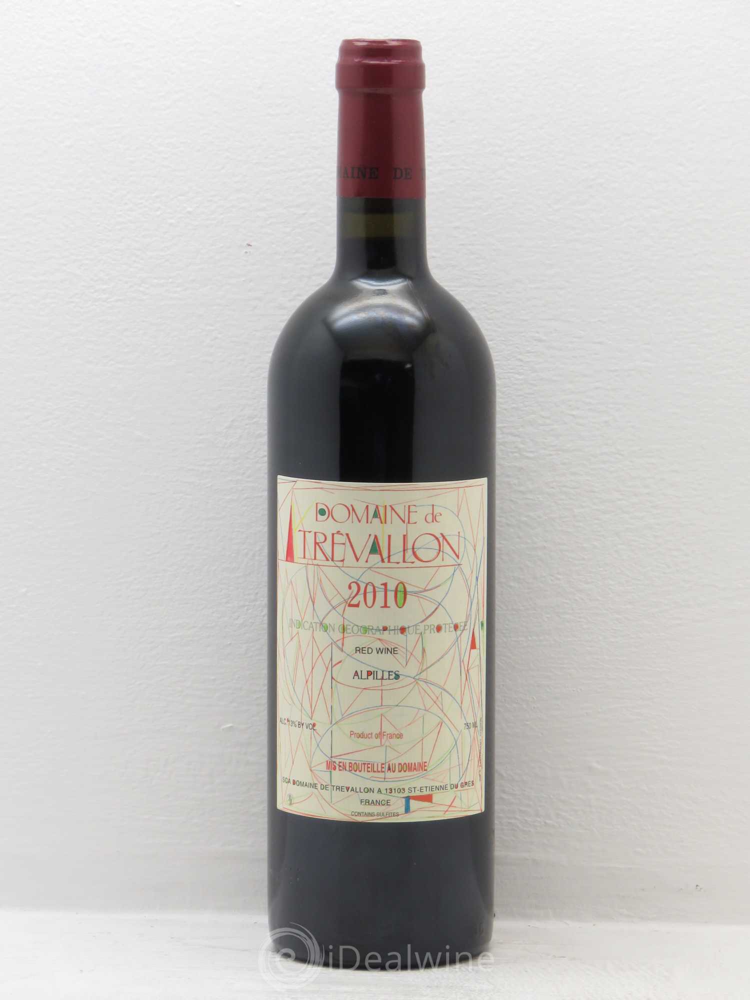 VDP Bouches du Rhône Trévallon (Domaine de) Eloi Dürrbach 2010 - Lot de 1 bouteille - 0