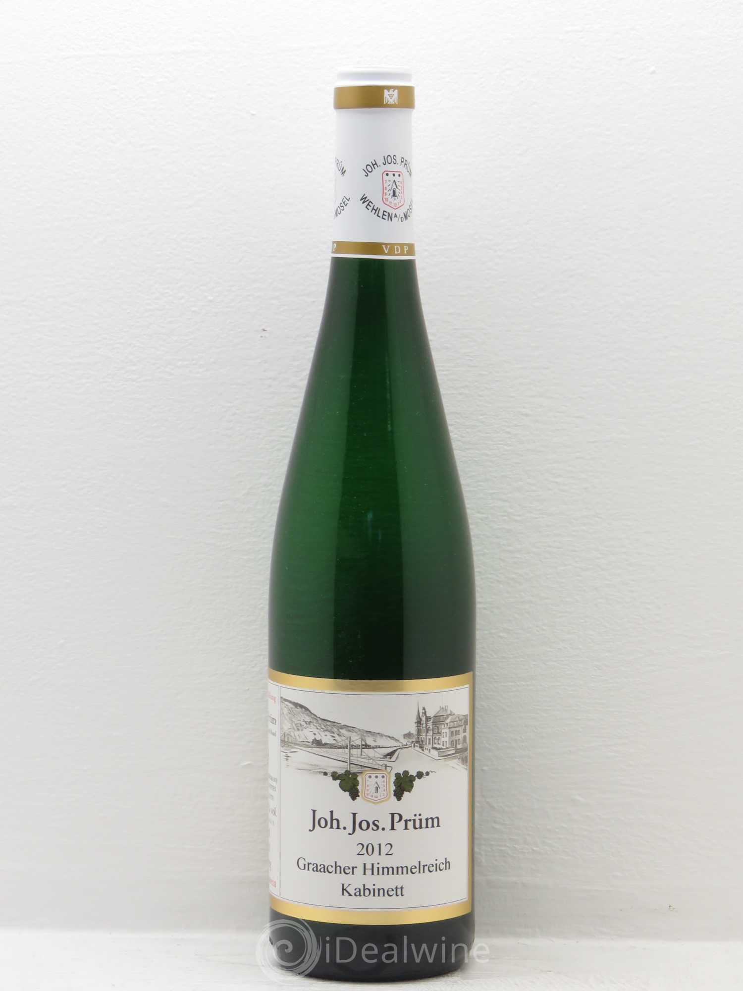 Riesling Joh. Jos. Prum Graacher Himmelreich Kabinett 2012 - Lot de 1 bouteille - 0