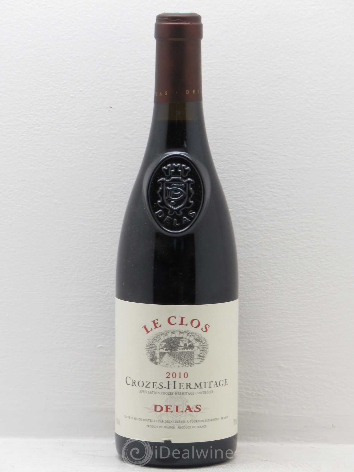 Crozes-Hermitage Le Clos Delas Frères 2010 - Lot de 1 bouteille - 0