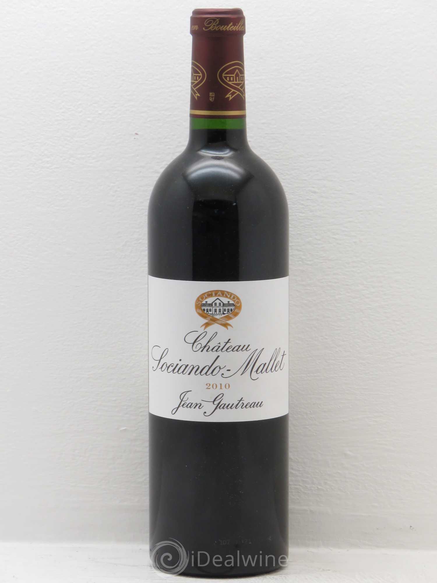 Château Sociando Mallet 2010 - Lot de 1 bouteille - 0