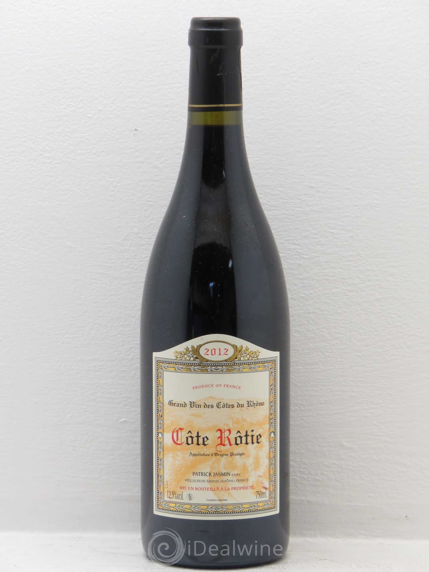 Côte-Rôtie Jasmin (Domaine) 2012 - Lot de 1 bouteille - 0