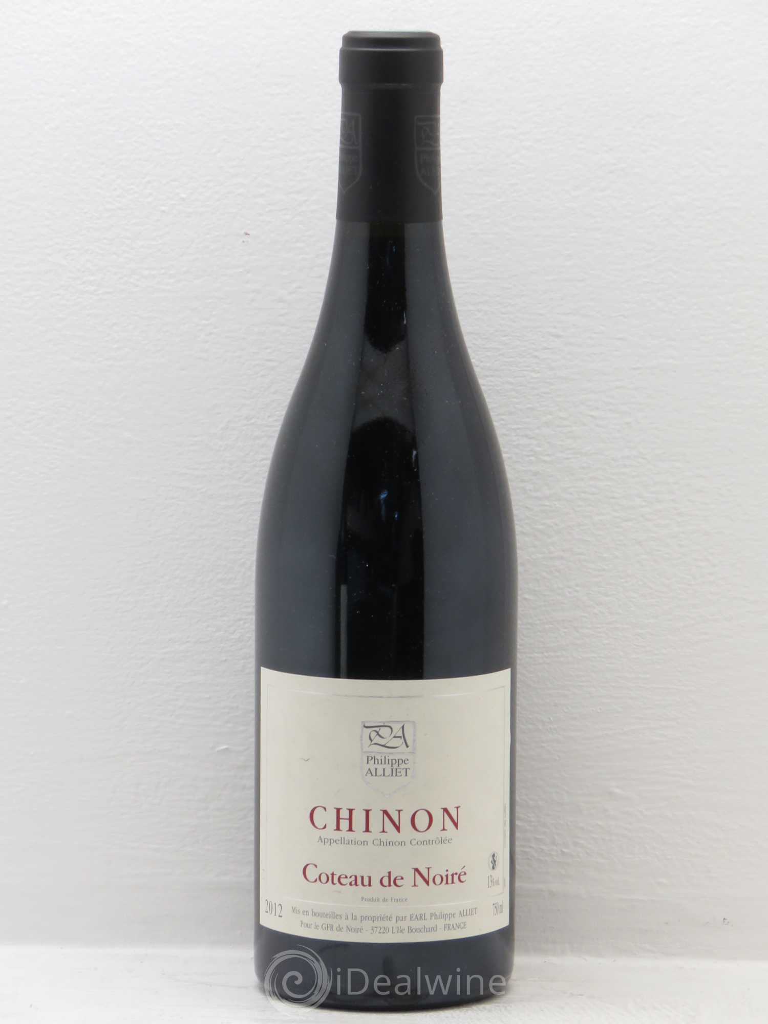 Chinon Coteau de Noiré Philippe Alliet 2012 - Lot de 1 bouteille - 0