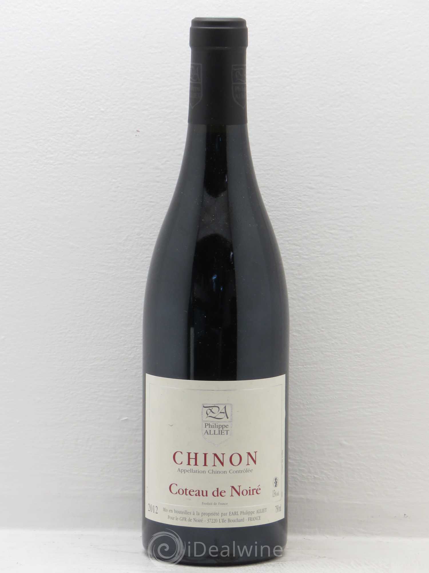 Chinon Coteau de Noiré Philippe Alliet 2012 - Lot de 1 bouteille - 0