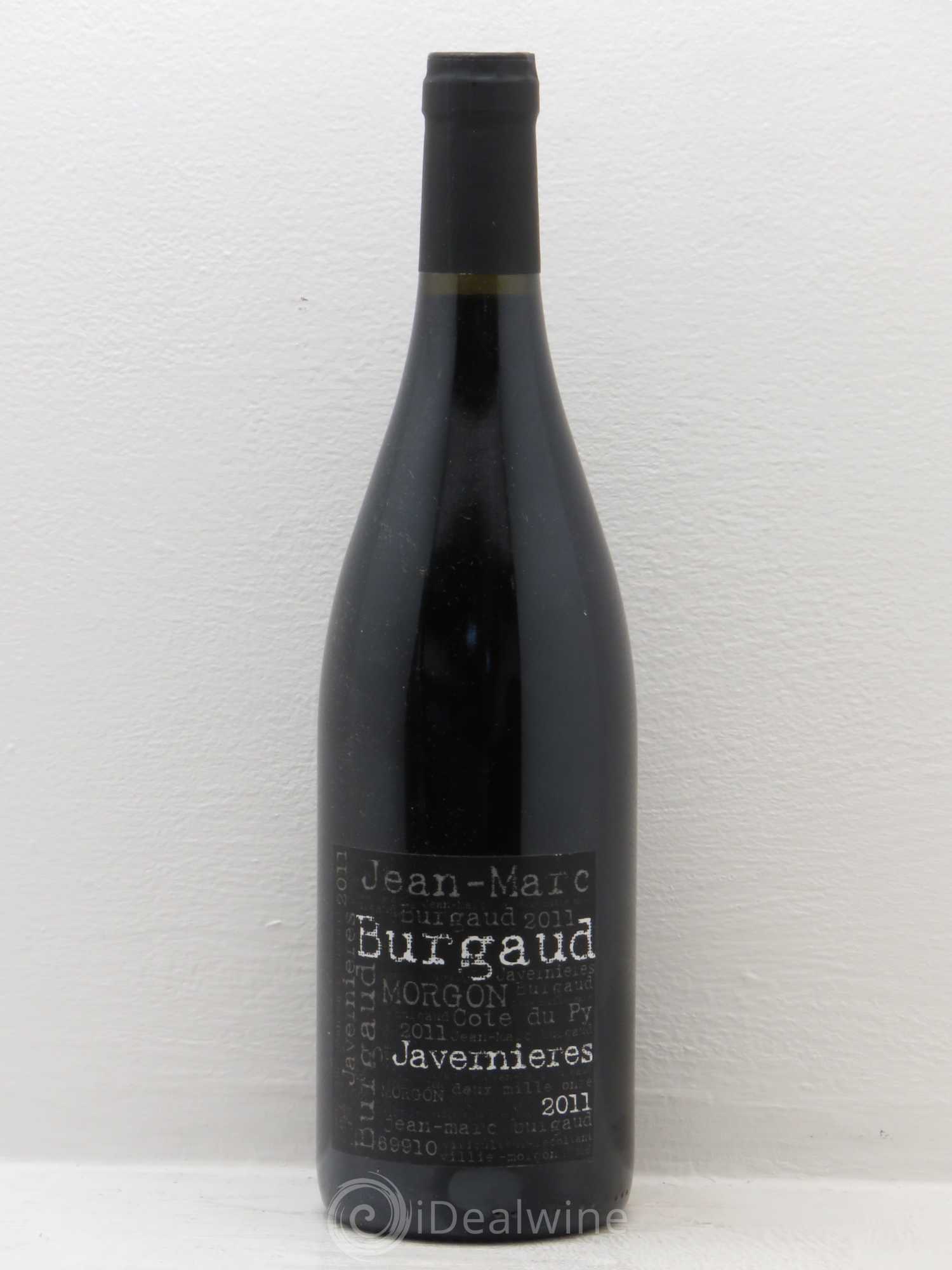 Morgon Côte du Py Javernières Jean-Marc Burgaud (Domaine) 2011 - Lot de 1 bouteille - 0