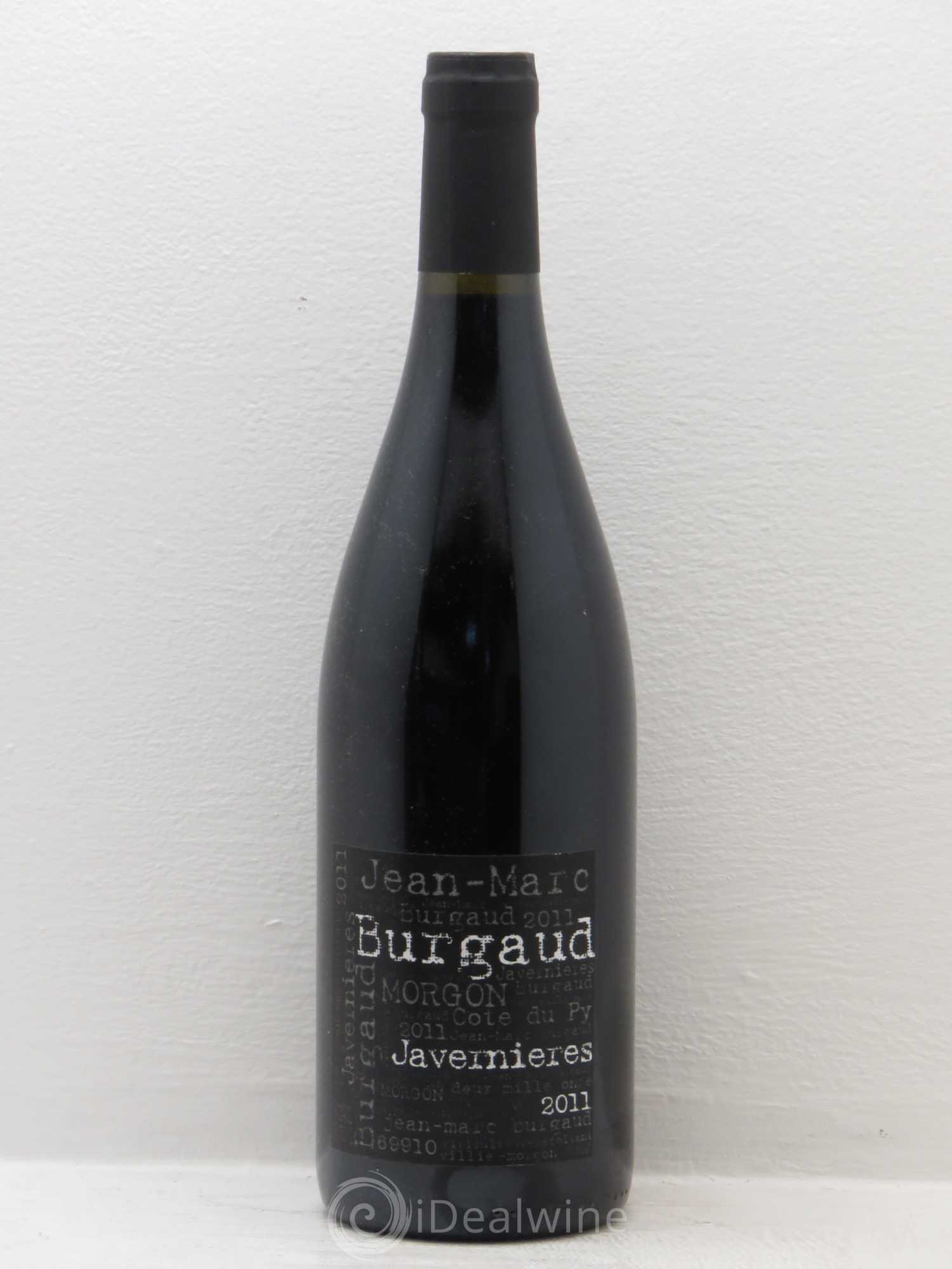 Morgon Côte du Py Javernières Jean-Marc Burgaud (Domaine) 2011 - Lot de 1 bouteille - 0