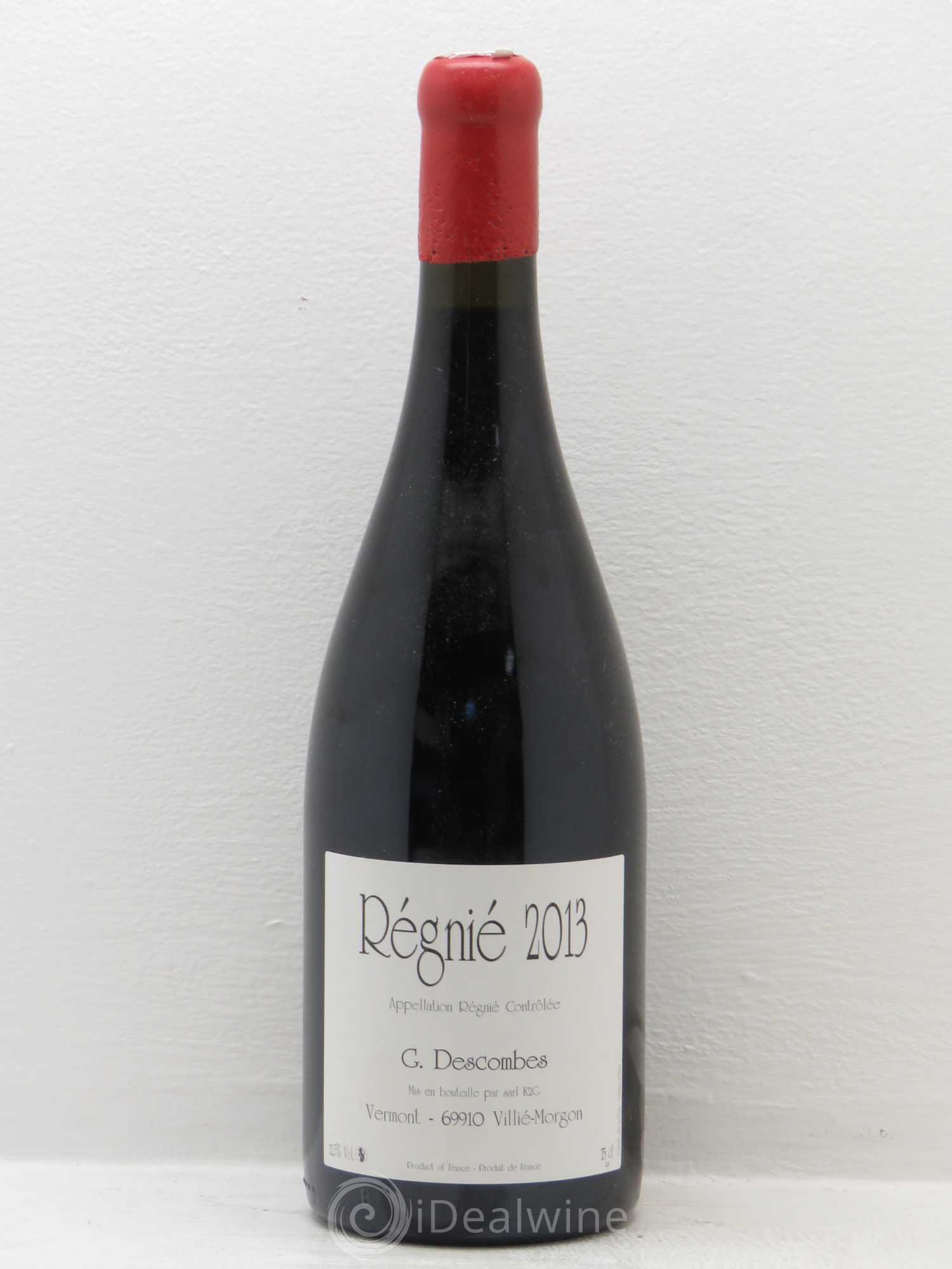 Régnié Vieilles Vignes Georges Descombes (Domaine) 2013 - Lot de 1 bouteille - 0