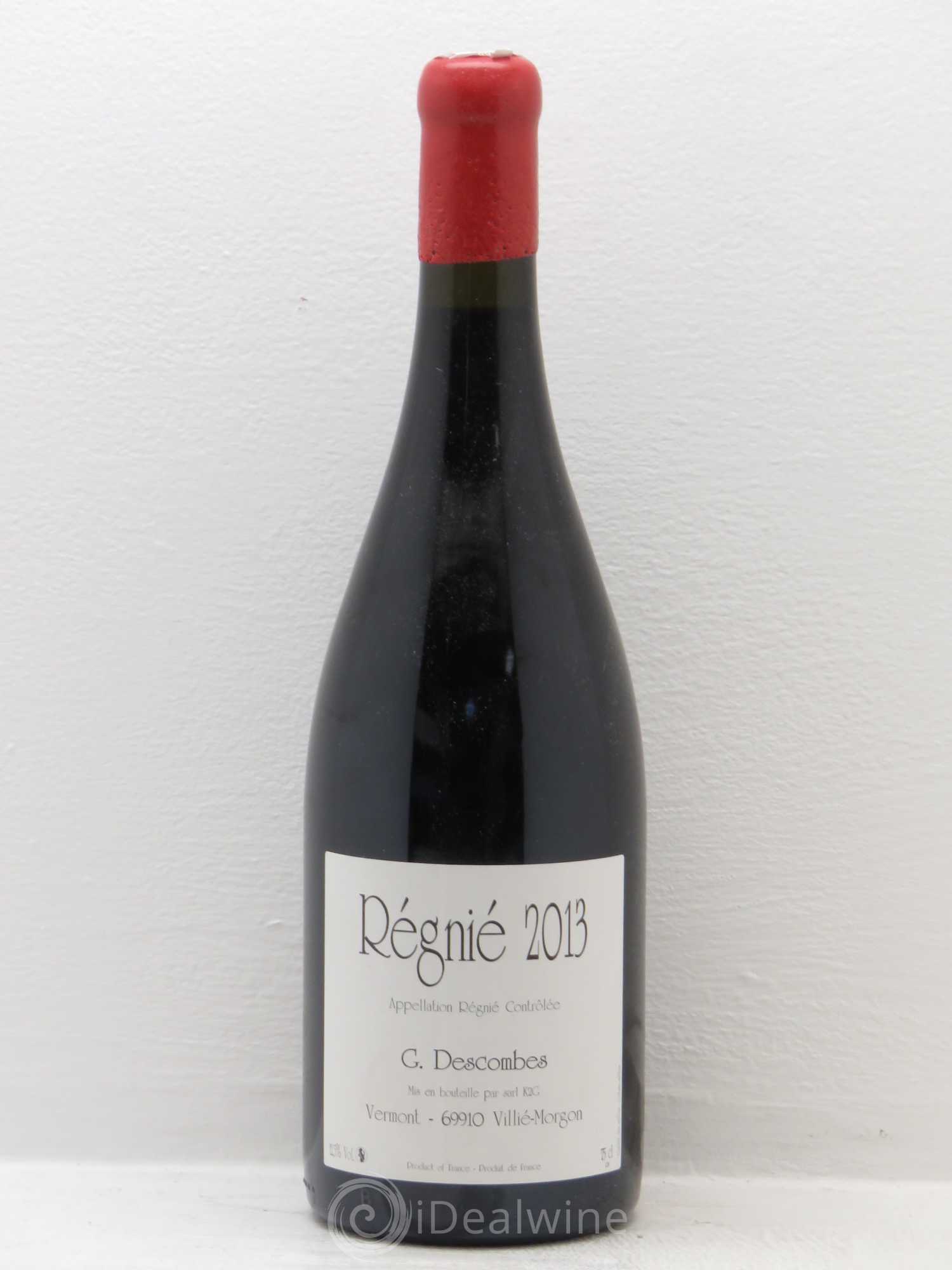 Régnié Vieilles Vignes Georges Descombes (Domaine) 2013 - Lot de 1 bouteille - 0