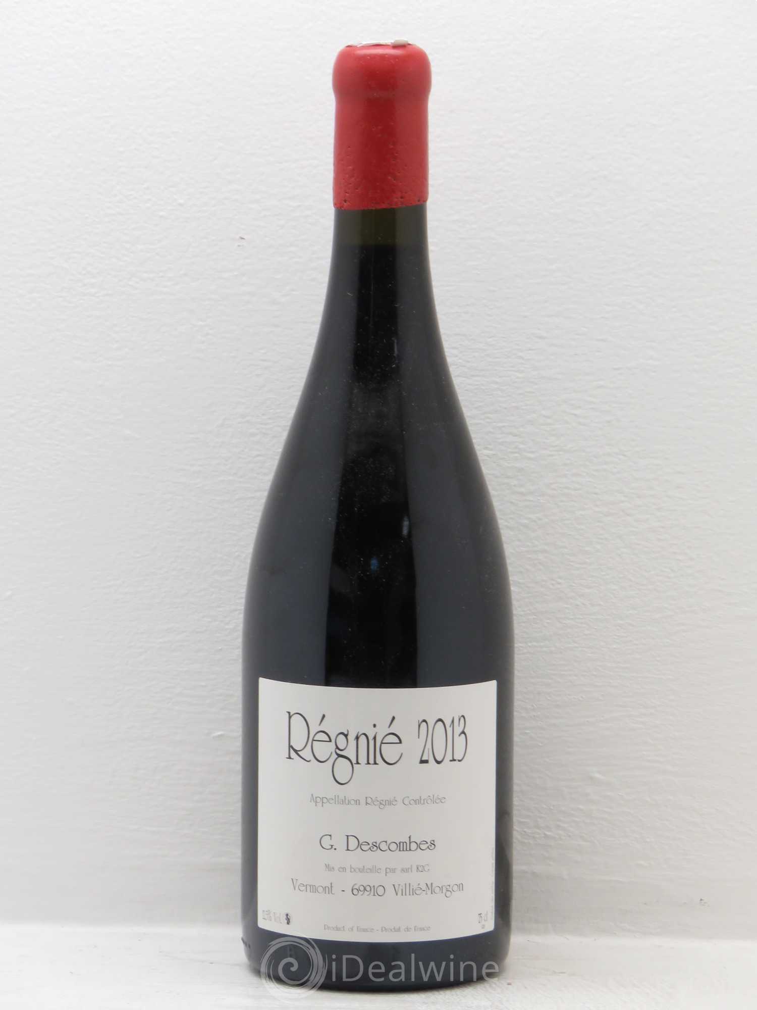 Régnié Vieilles Vignes Georges Descombes (Domaine) 2013 - Lot de 1 bouteille - 0