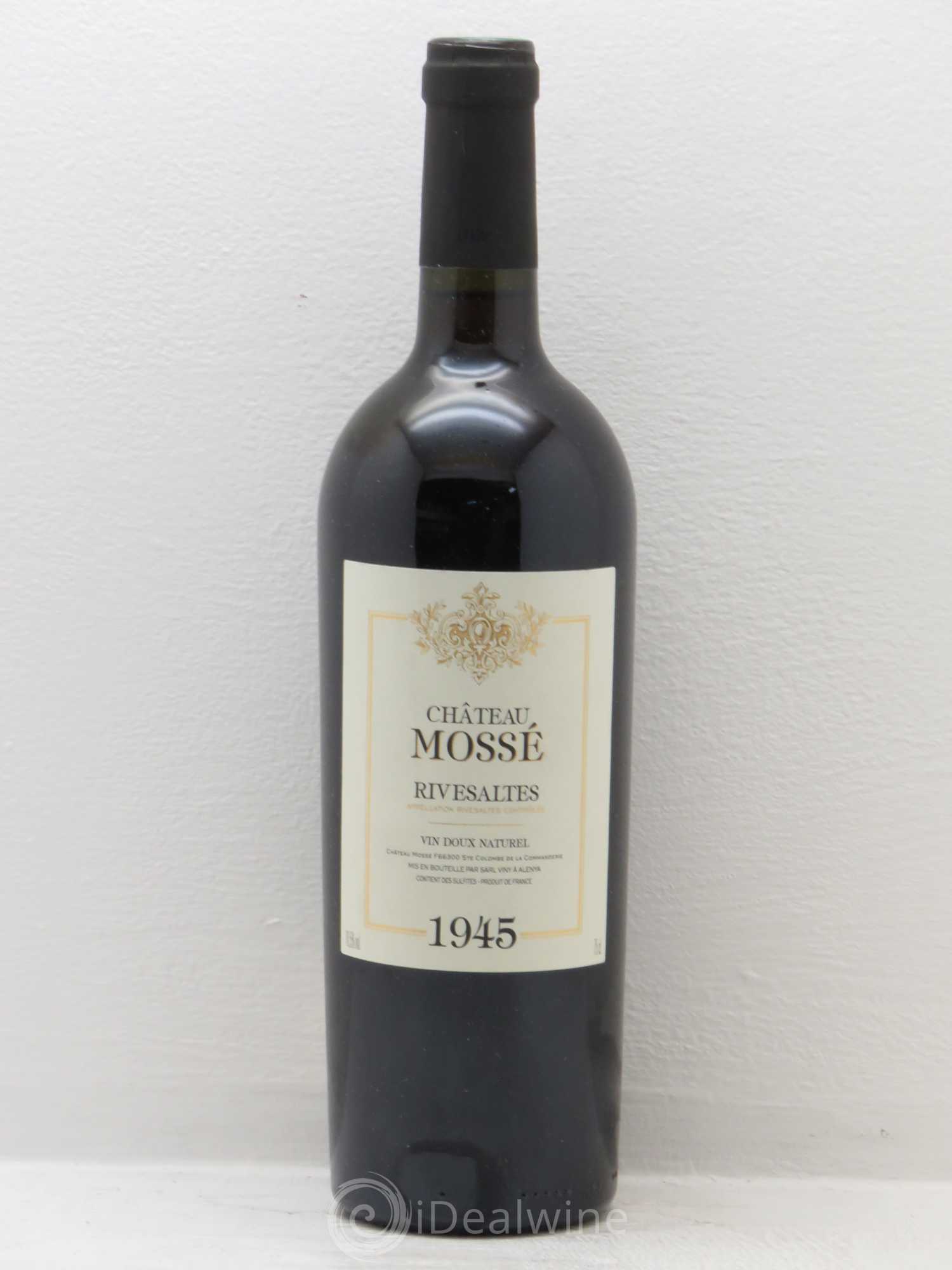 Rivesaltes Château Mossé 1945 - Posten von 1 Flasche - 0