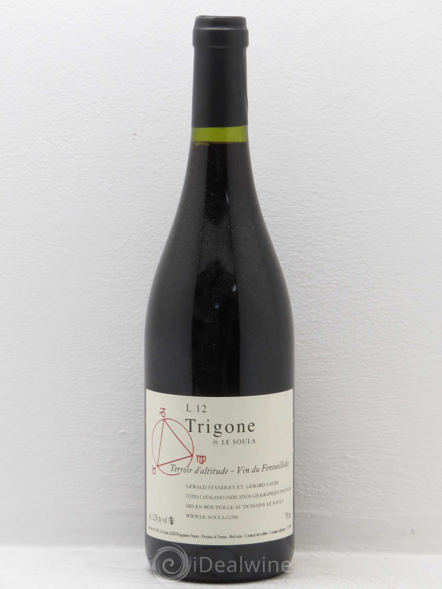Vin de France Le Soula Trigone 2012 - Lot de 1 bouteille - 0
