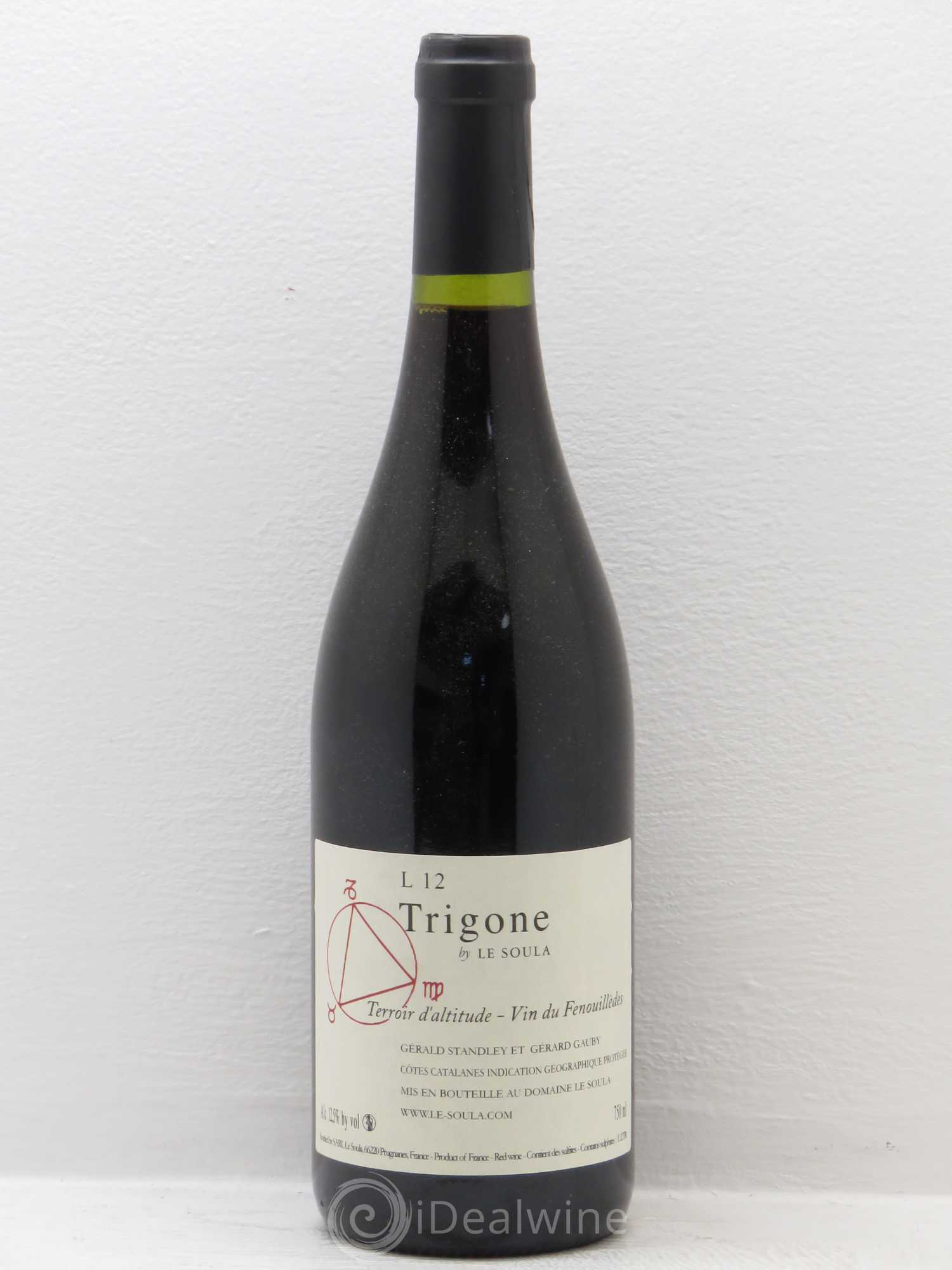 Vin de France Le Soula Trigone 2012 - Lot de 1 bouteille - 0