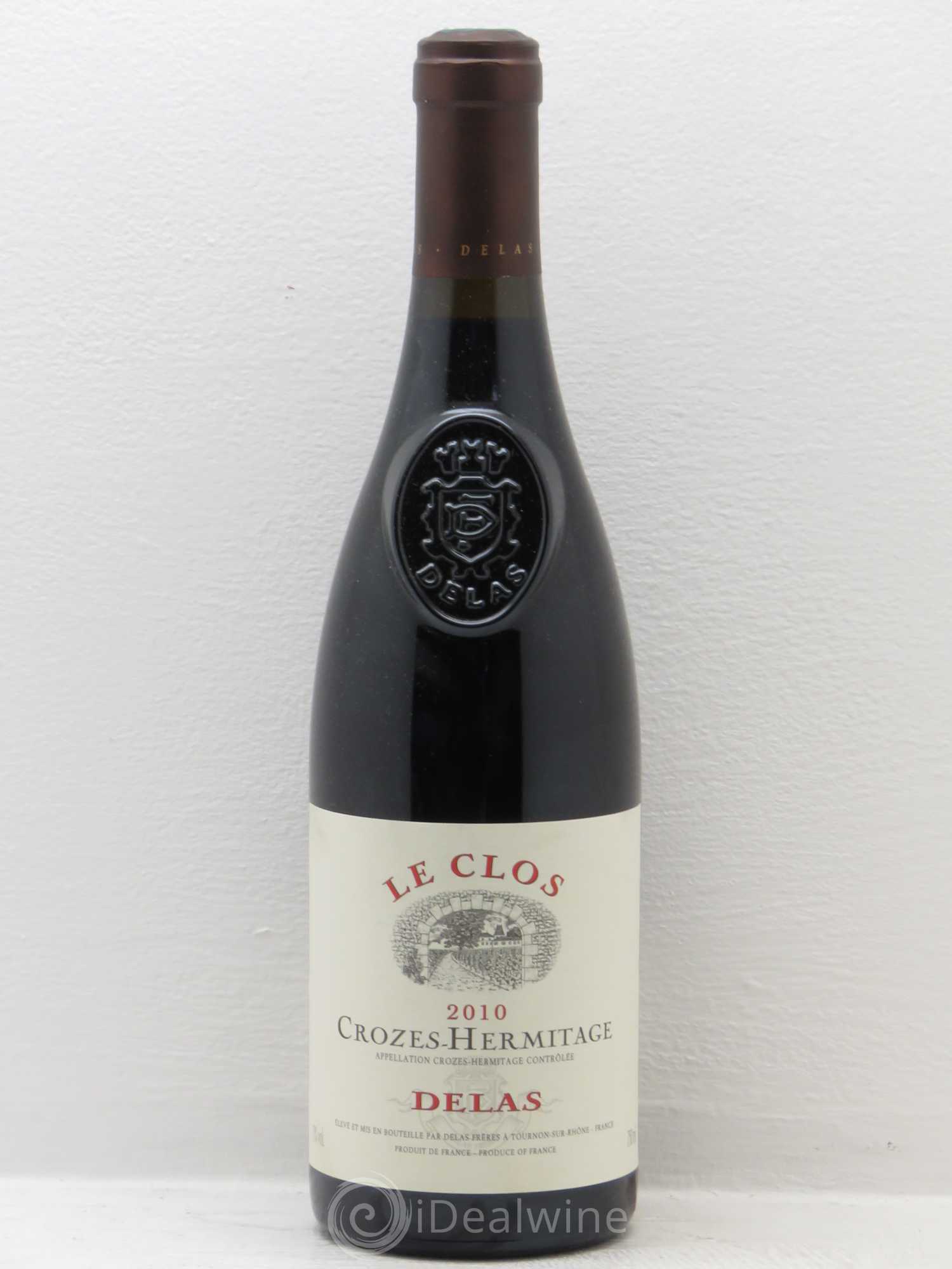 Crozes-Hermitage Le Clos Delas Frères 2010 - Lot de 1 bouteille - 0