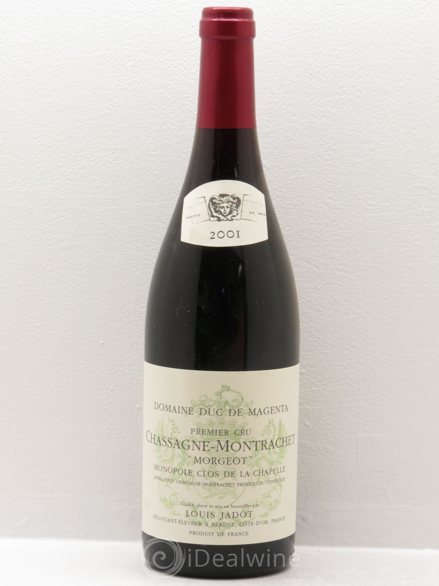 Chassagne-Montrachet 1er Cru Morgeot - Duc de Magenta Louis Jadot 2001 - Posten von 1 Flasche - 0