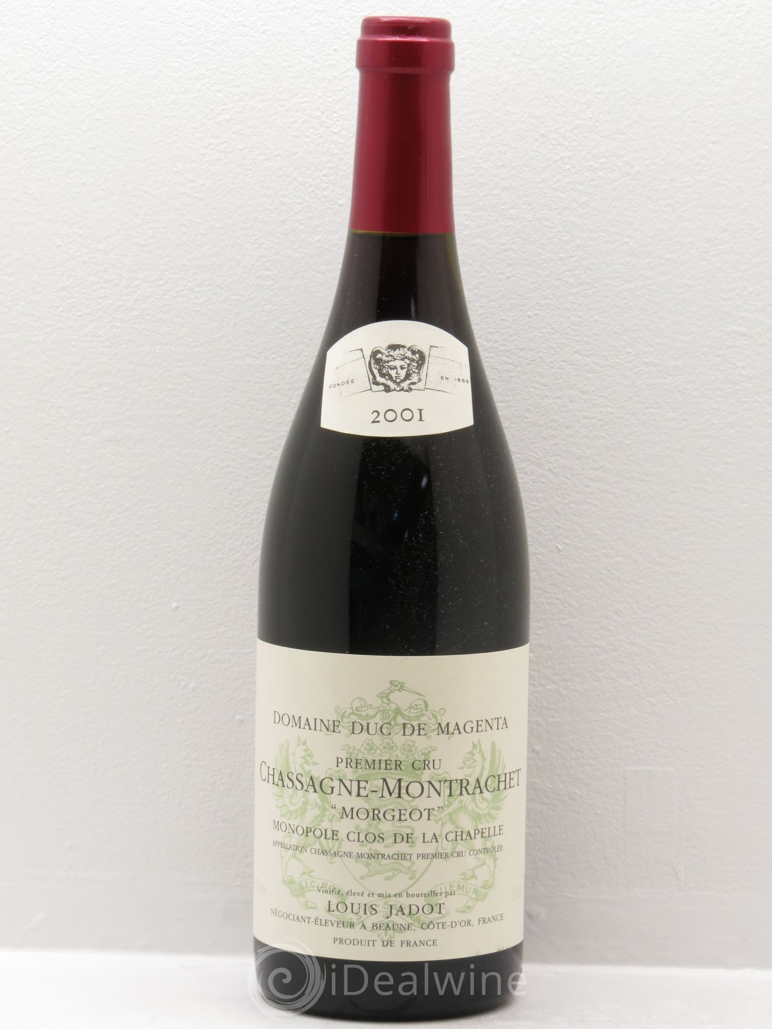 Chassagne-Montrachet 1er Cru Morgeot - Duc de Magenta Louis Jadot 2001 - Posten von 1 Flasche - 0
