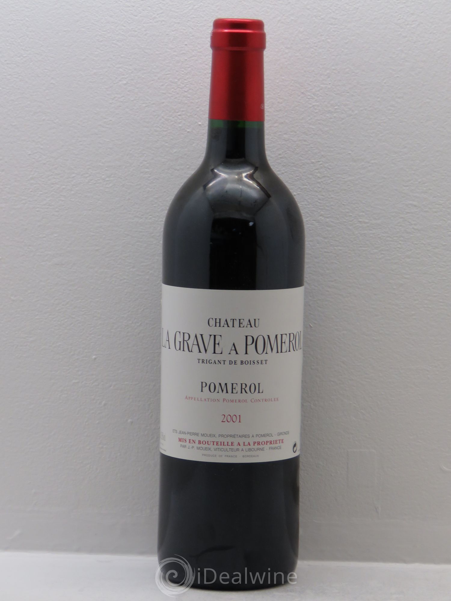 Château La Grave à Pomerol (Trigant de Boisset) 2001 - Lot de 1 bouteille - 0
