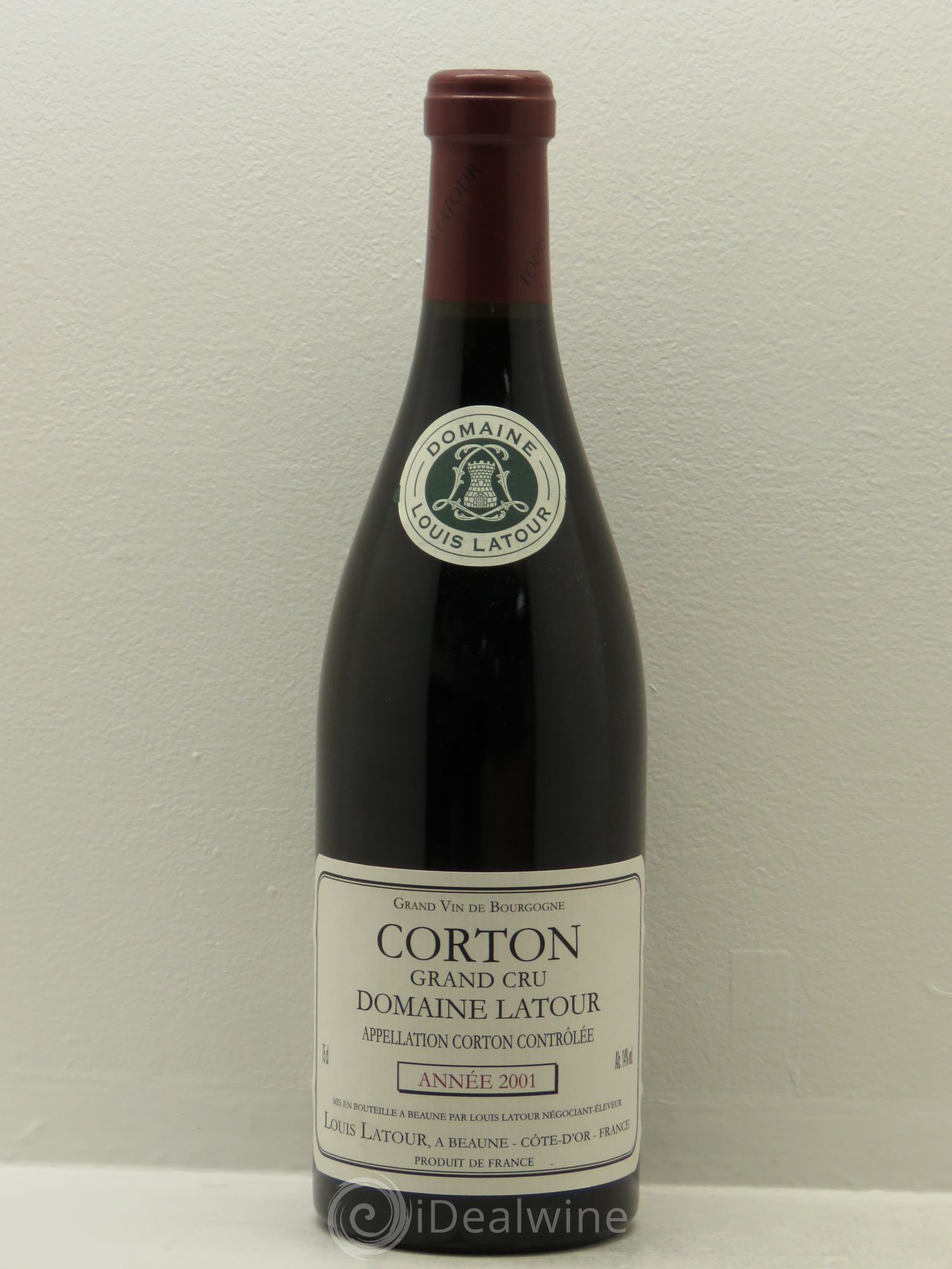 Corton Grand Cru Louis Latour 2001 - Lot de 1 bouteille - 0