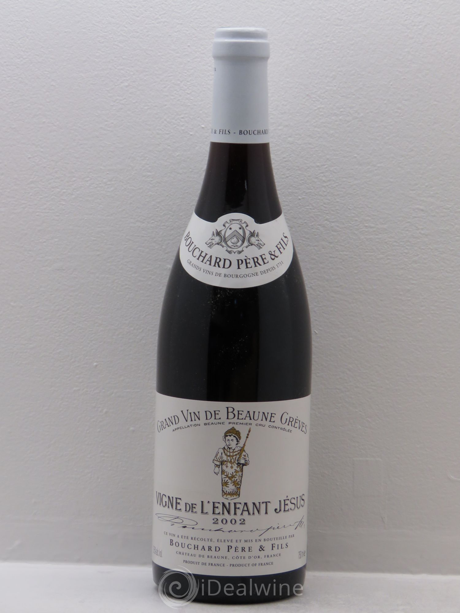 Beaune 1er Cru Grèves - Vigne de l'Enfant Jésus Bouchard Père & Fils 2002 - Lot de 1 bouteille - 0