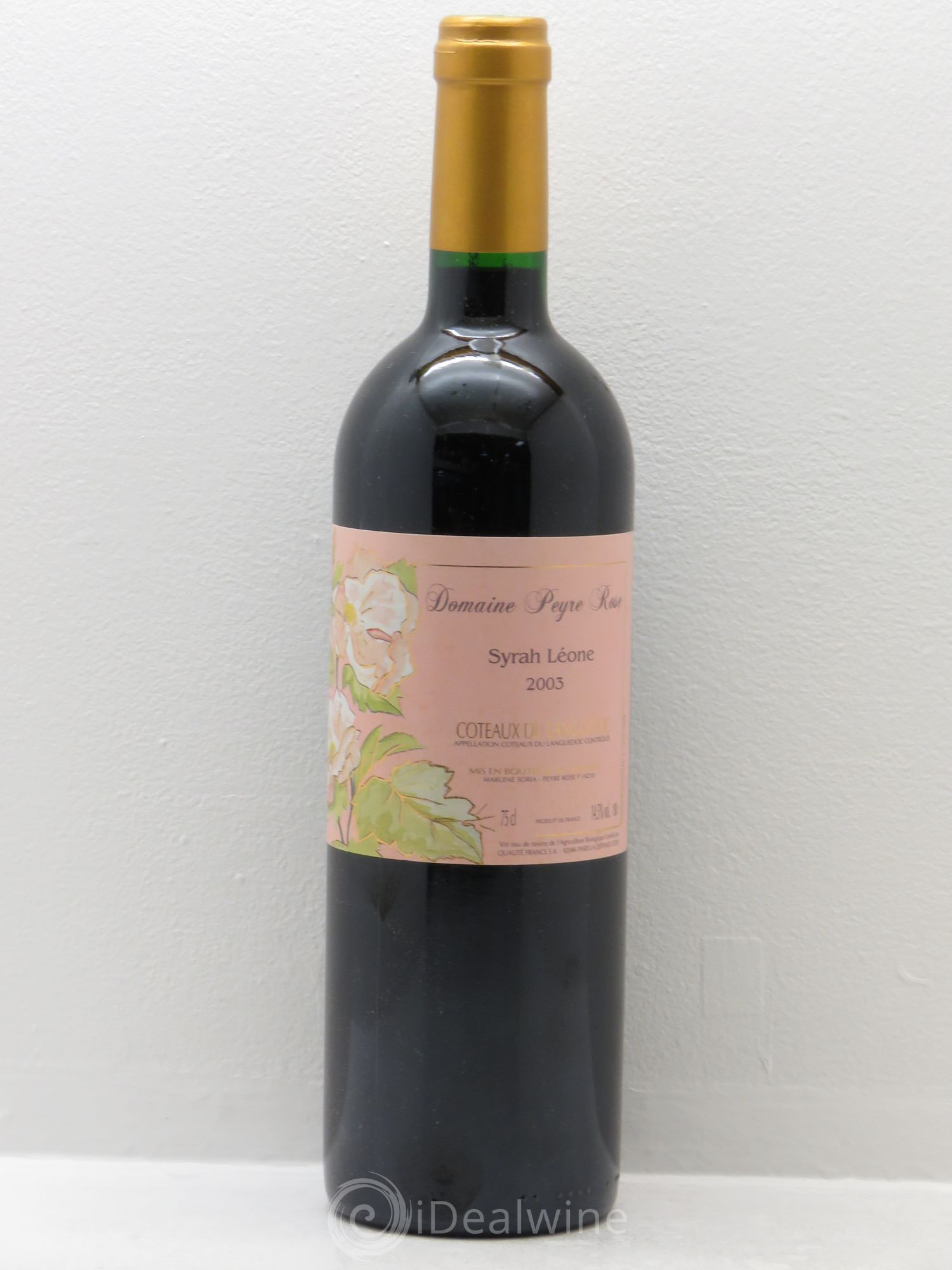 Vin de France (anciennement Coteaux du Languedoc) Domaine Peyre Rose Les Cistes Marlène Soria 2003 - Lot de 1 bouteille - 0