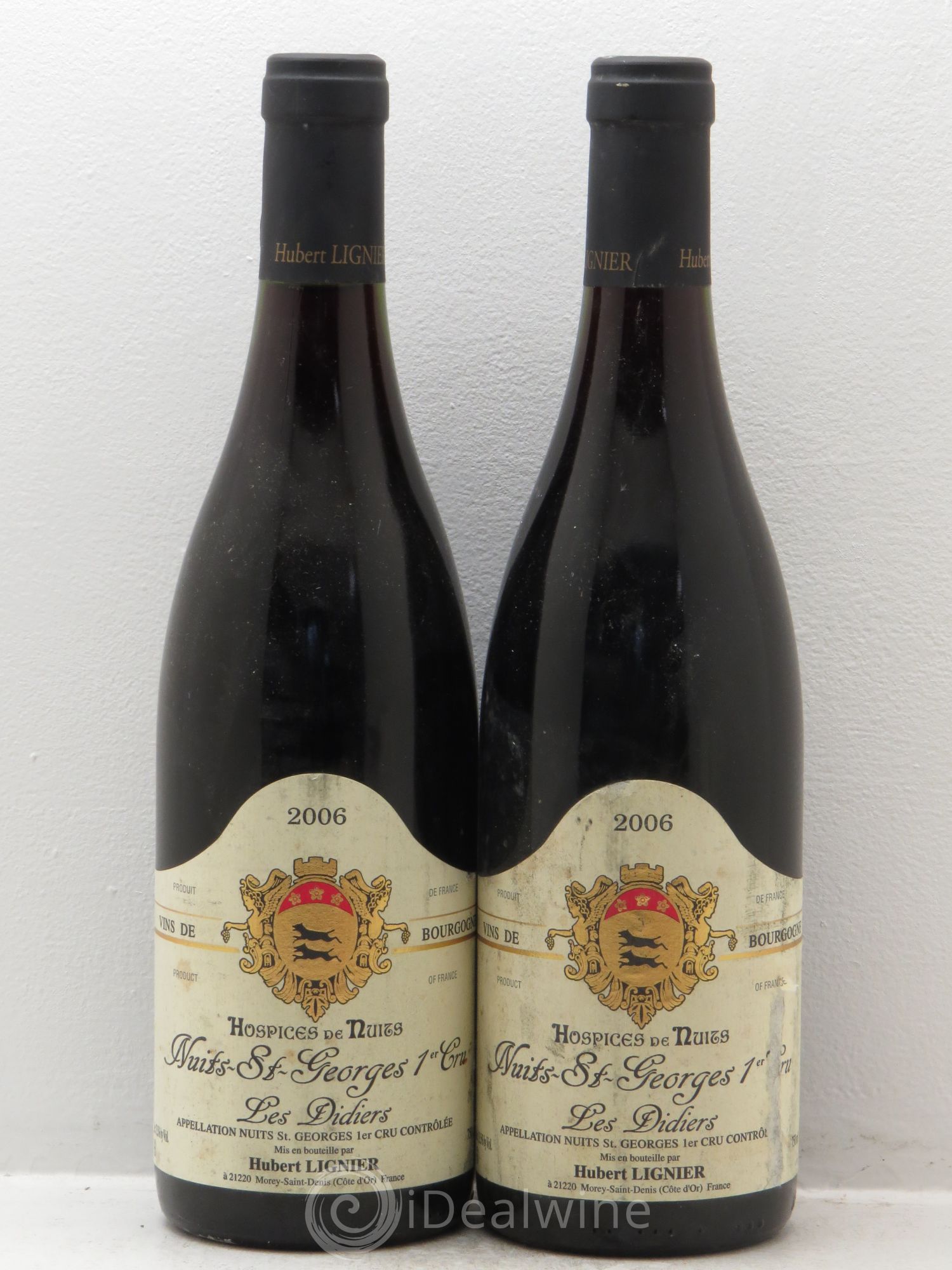 Nuits-Saint-Georges 1er Cru Les Didiers - Hubert Lignier 2006 - Posten von 2 Flaschen - 0