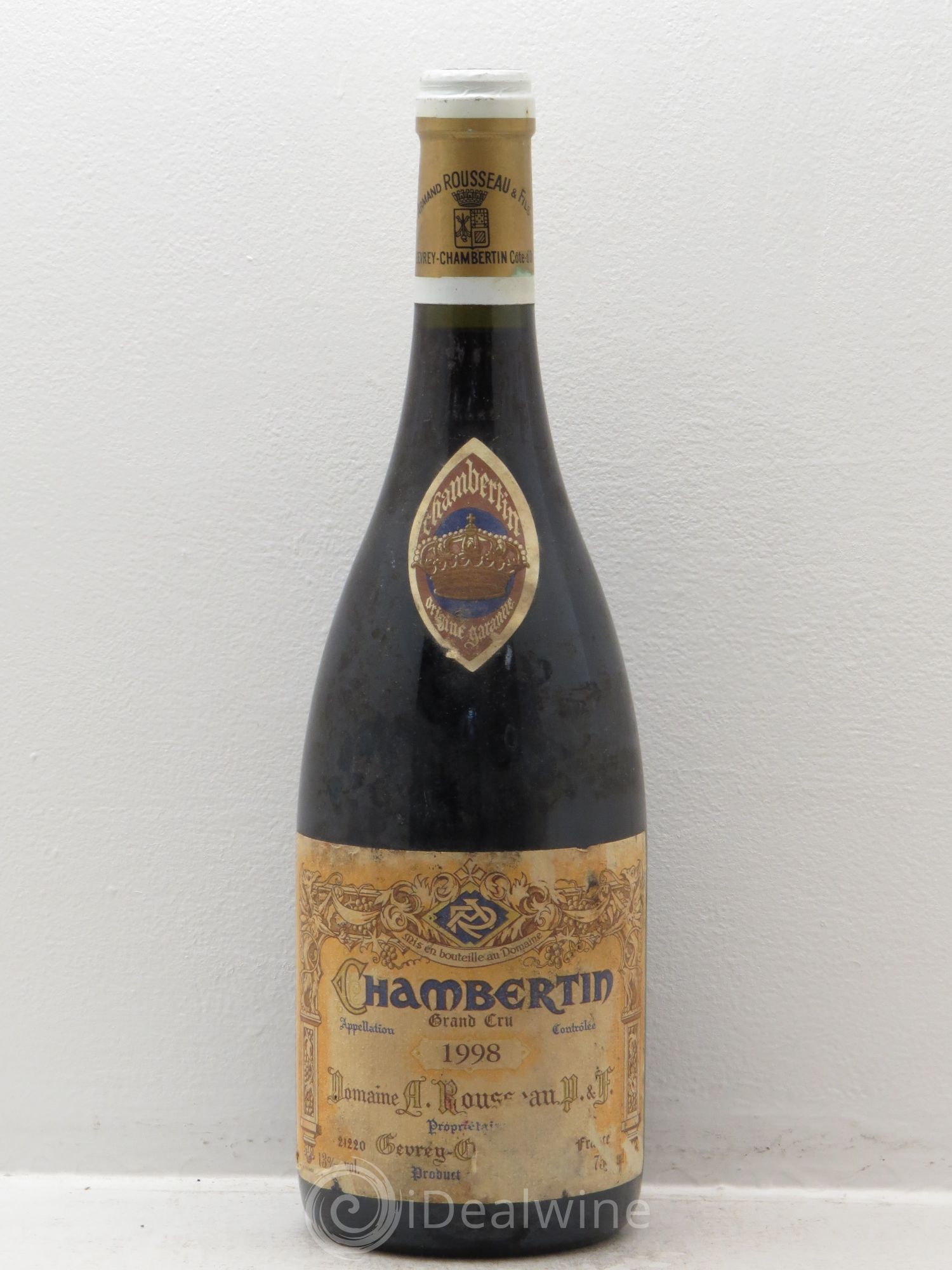 Chambertin Grand Cru Armand Rousseau (Domaine) 1998 - Lot de 1 bouteille - 0