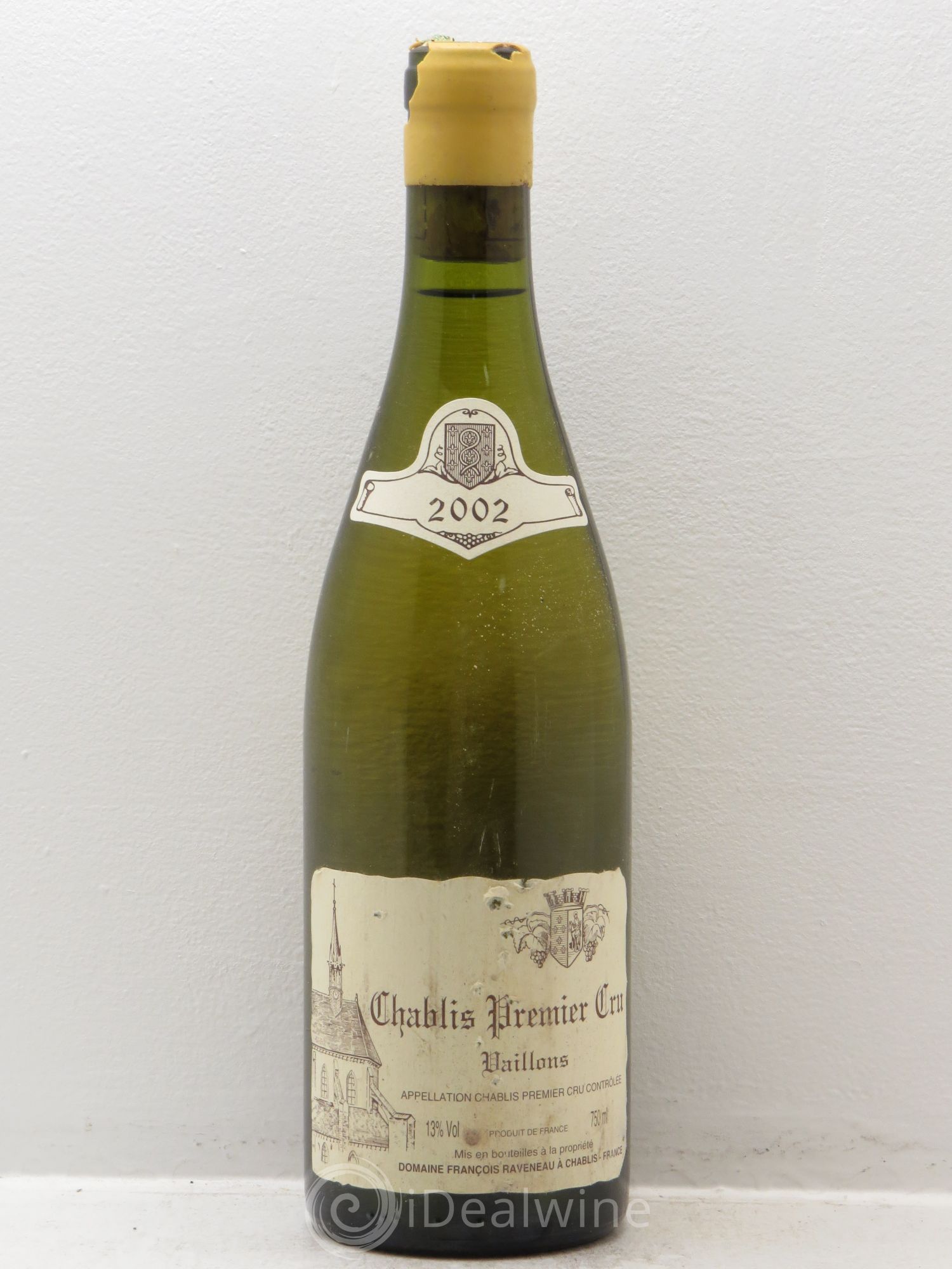 Chablis 1er Cru Vaillons Raveneau (Domaine) 2002 - Lot de 1 bouteille - 0