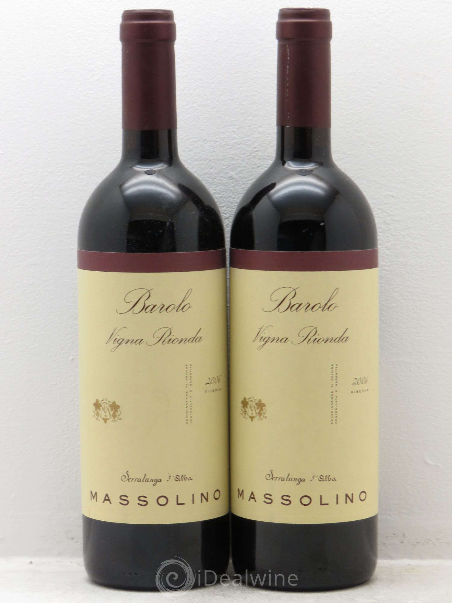 Barolo Massolini Vigna Rioda Riserva 2006 - Lot of 2 bottles - 0
