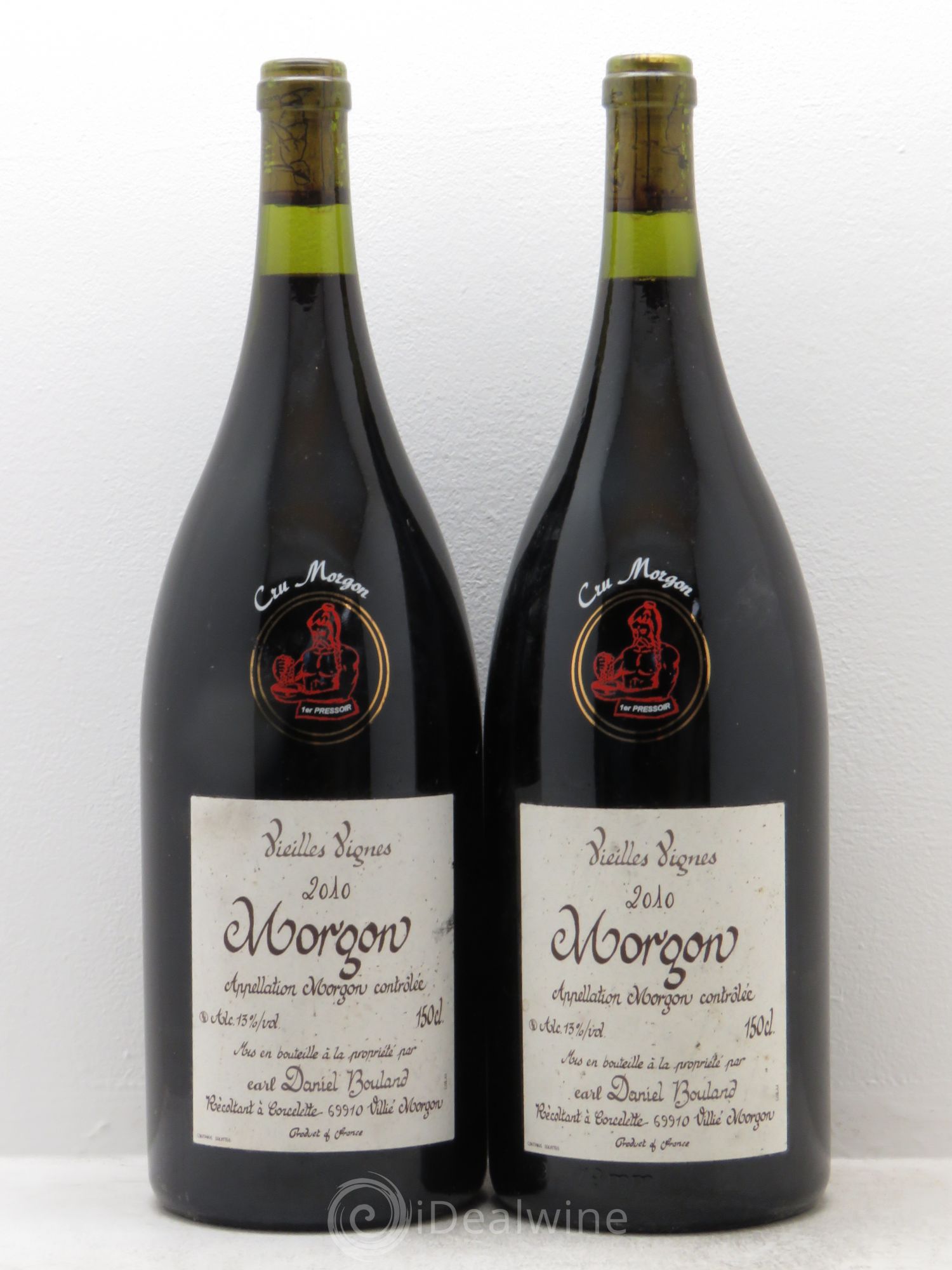 Morgon Vieilles Vignes Daniel Bouland (Domaine) 2010 - Lot de 2 magnums - 0