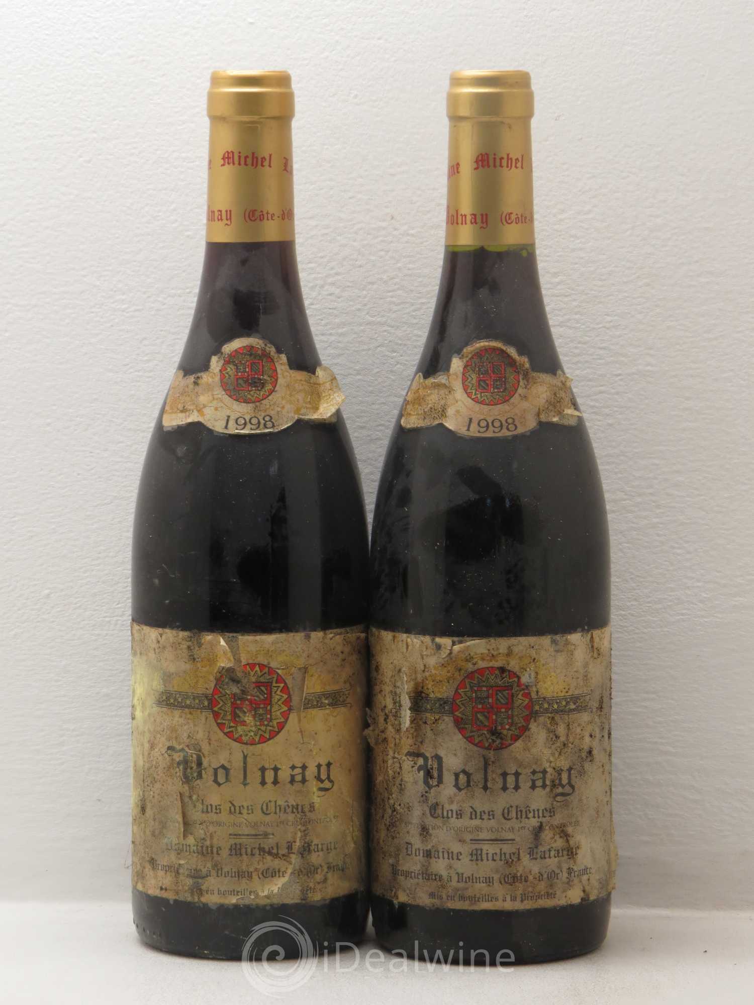 Volnay 1er Cru Clos des Chênes Lafarge (Domaine) 1998 - Lot de 2 bouteilles - 0