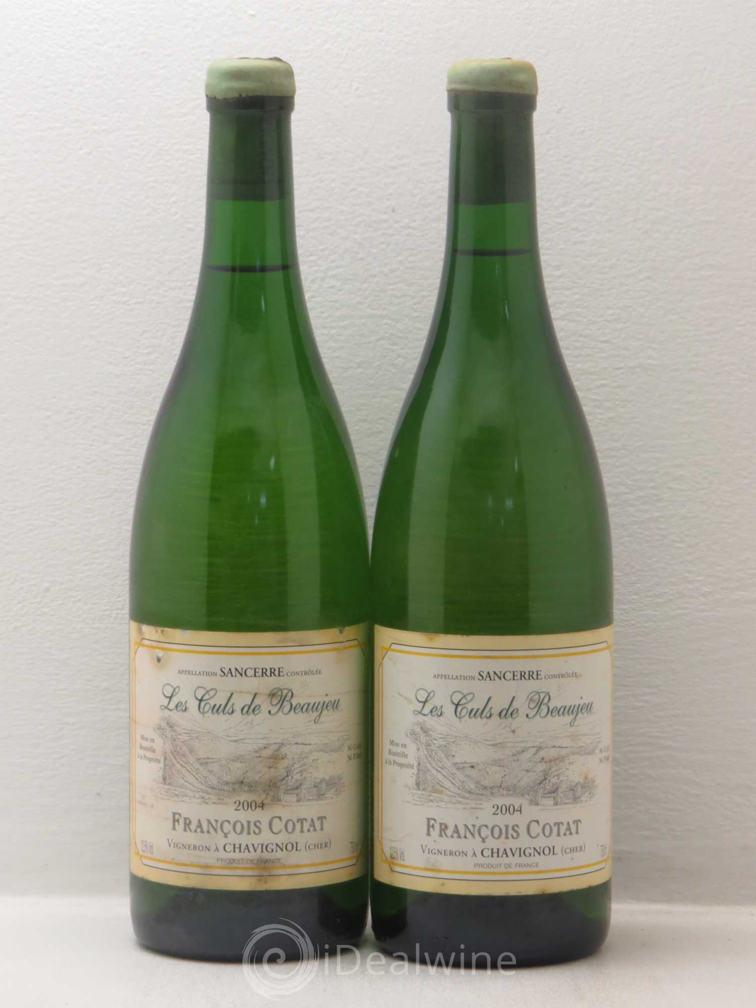 Sancerre Les Culs de Beaujeu François Cotat 2004 - Lot de 2 bouteilles - 0