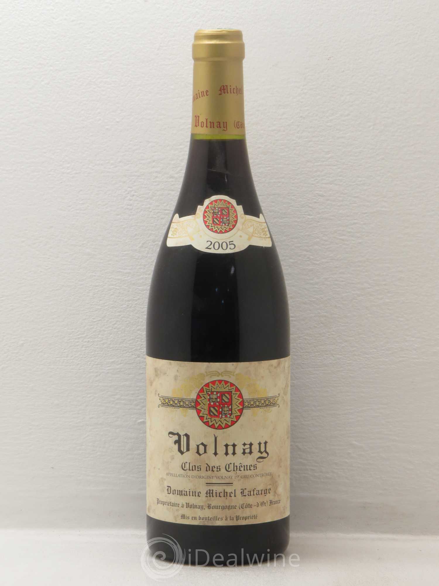 Volnay 1er Cru Clos des Chênes Lafarge (Domaine) 2005 - Lot de 1 bouteille - 0