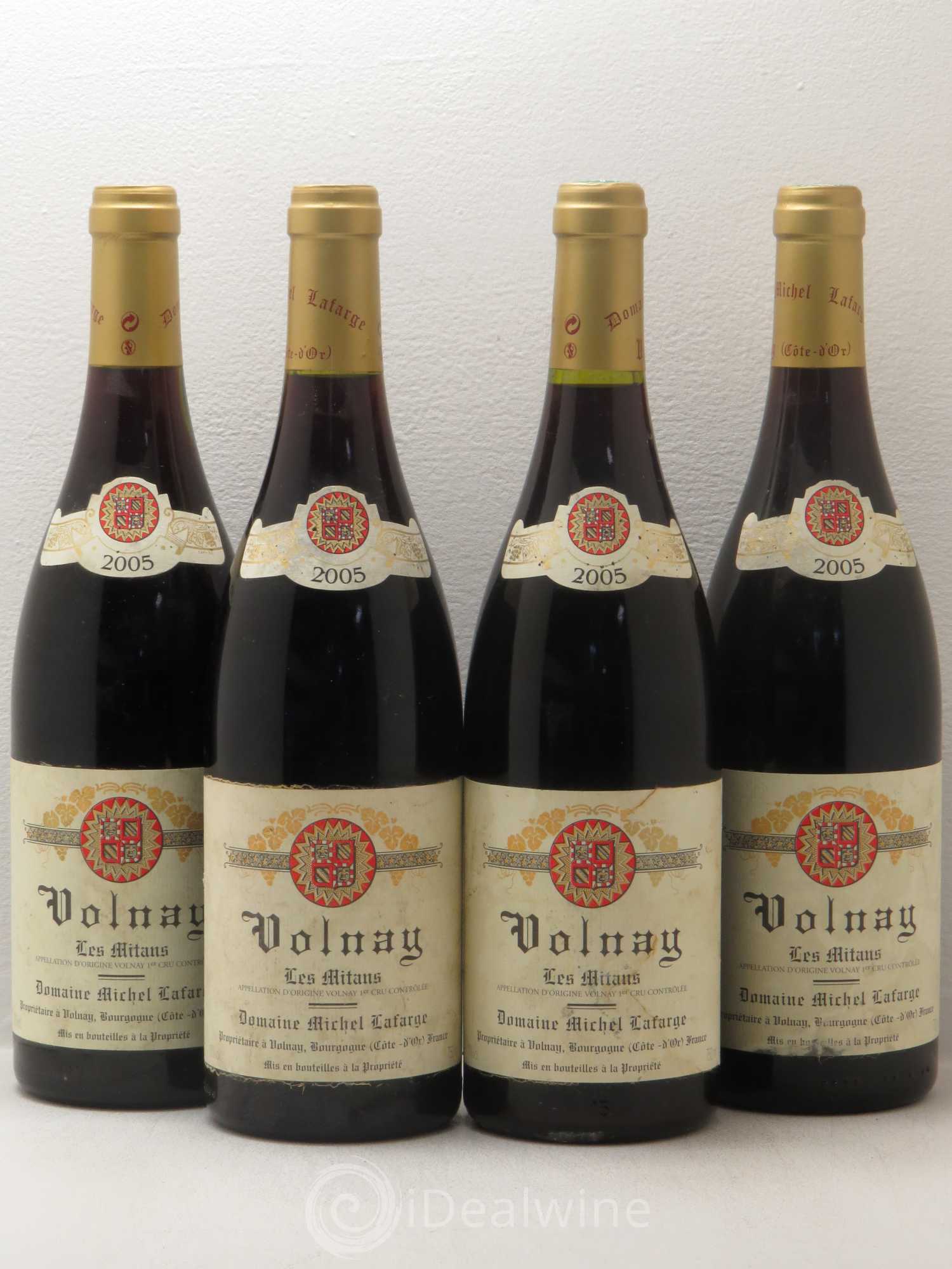 Volnay 1er Cru Les Mitans Lafarge (Domaine) 2005 - Lot de 4 bouteilles - 0