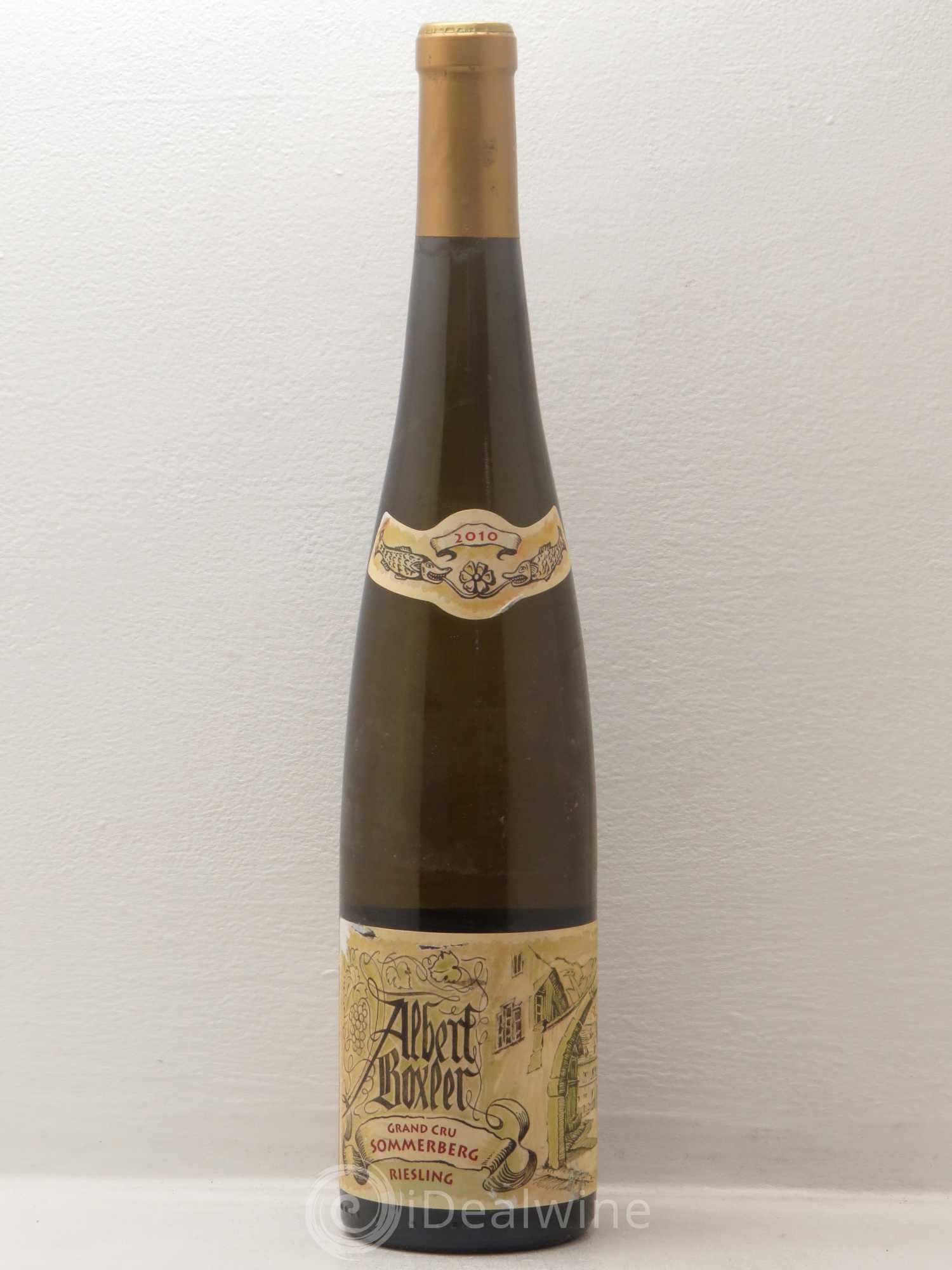 Riesling Grand cru Sommerberg Albert Boxler 2010 - Posten von 1 Flasche - 0