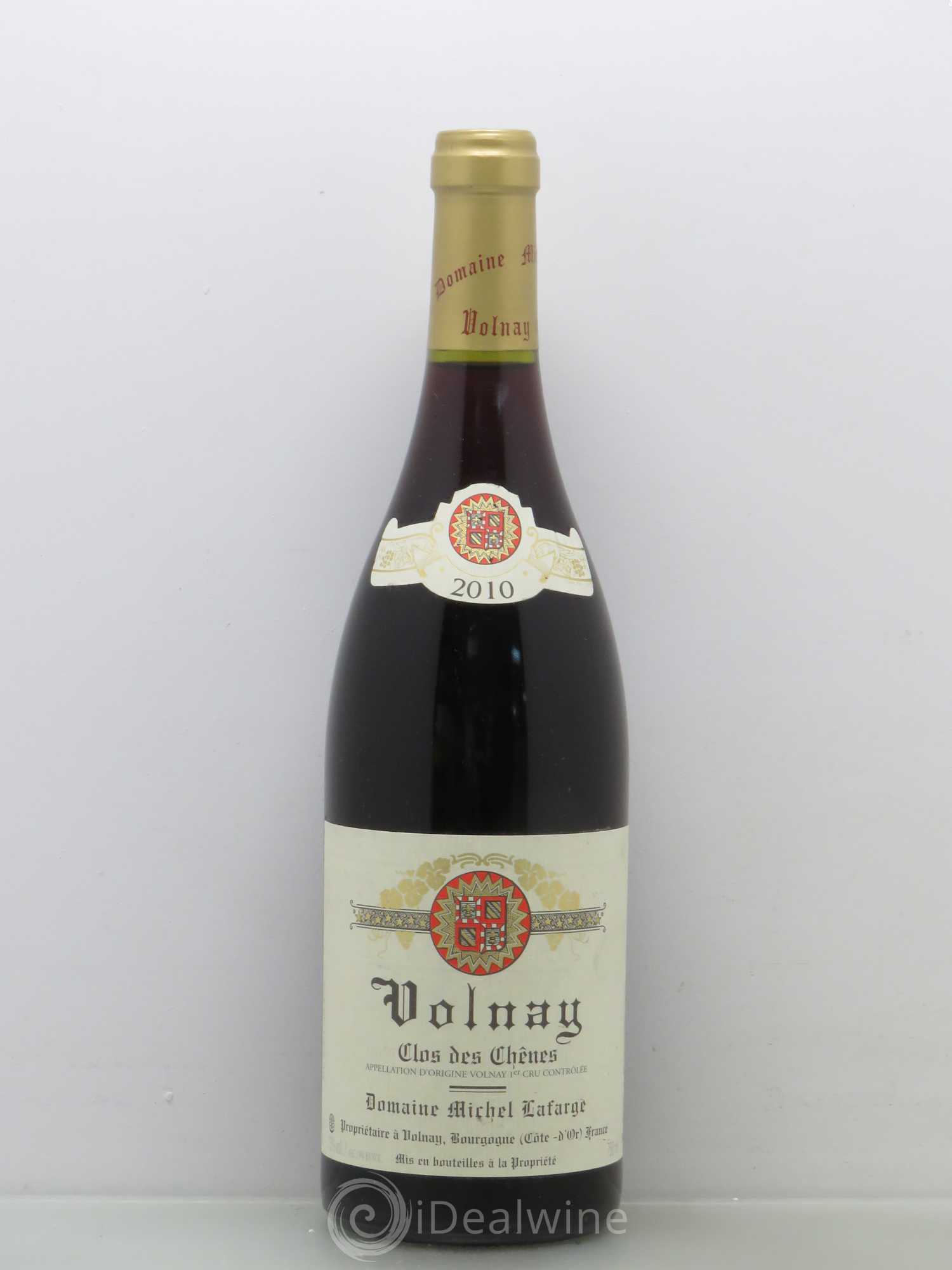 Volnay 1er Cru Clos des Chênes Lafarge (Domaine) 2010 - Lot de 1 bouteille - 0