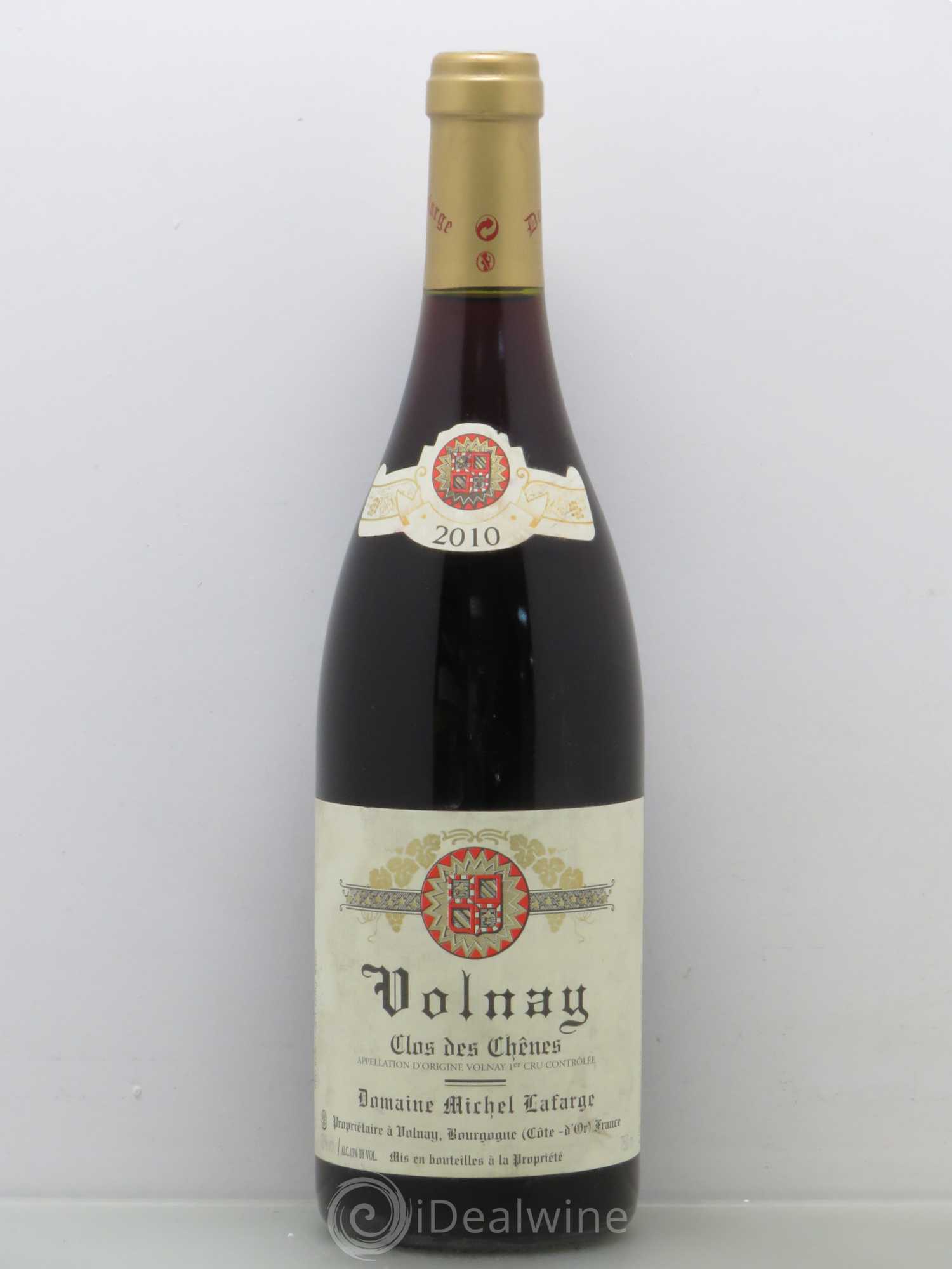 Volnay 1er Cru Clos des Chênes Lafarge (Domaine) 2010 - Lot de 1 bouteille - 0