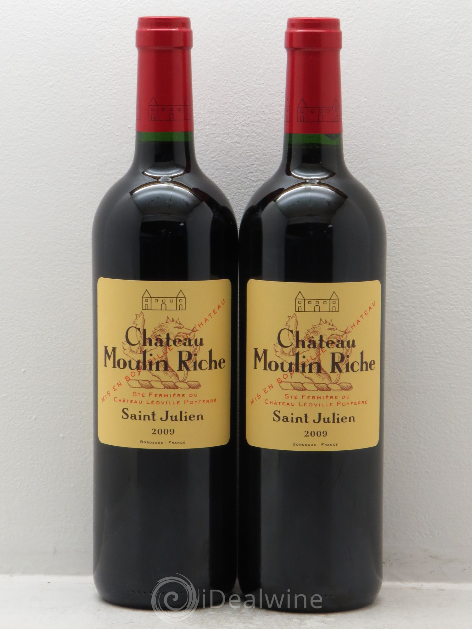 Château Moulin Riche 2009 - Posten von 2 Flaschen - 0