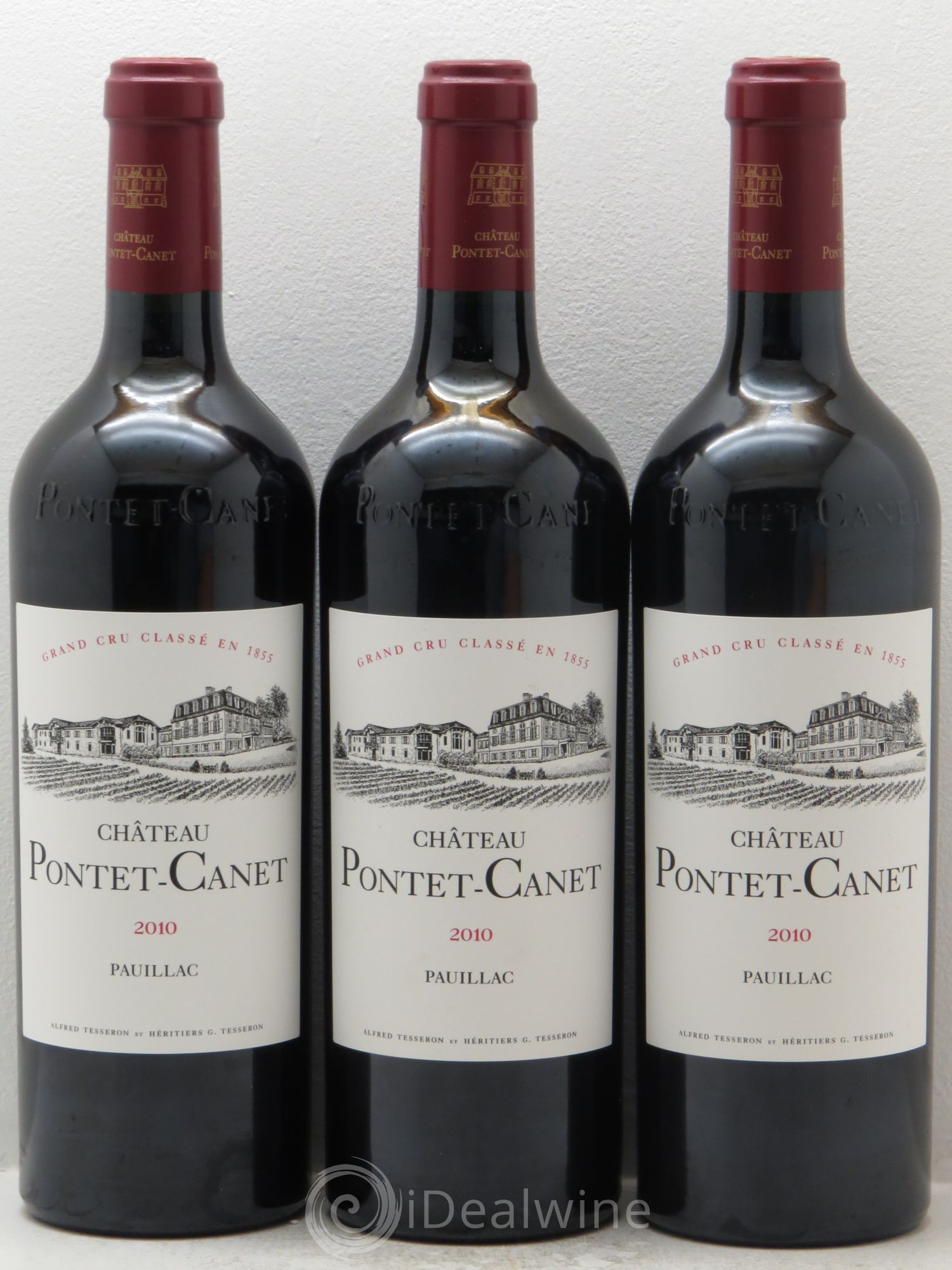 Château Pontet Canet 5ème Grand Cru Classé 2010 - Lot de 6 bouteilles - 1
