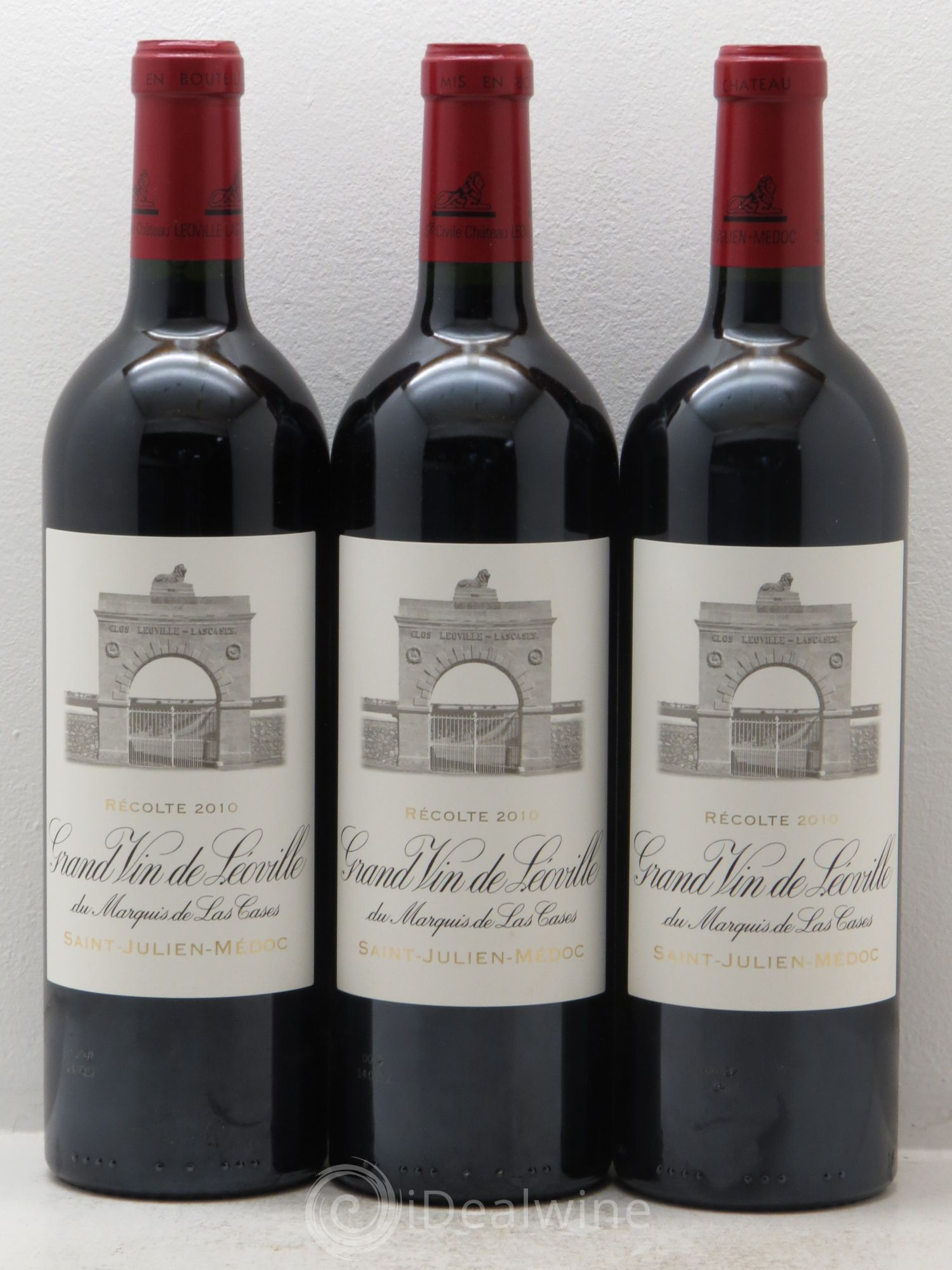 Château Léoville Las Cases 2ème Grand Cru Classé 2010 - Lot de 6 bouteilles - 1