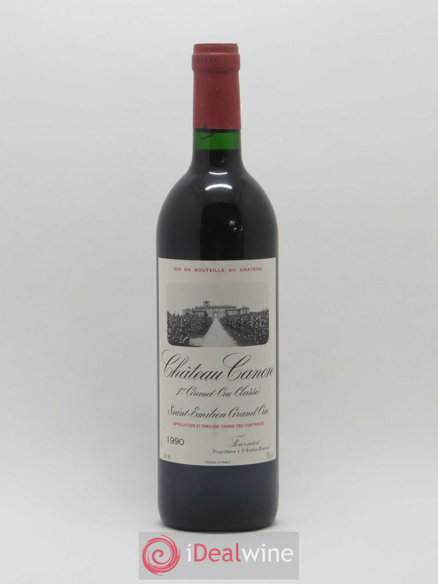 Château Canon 1er Grand Cru Classé B 1990 - Lot de 1 bouteille - 0