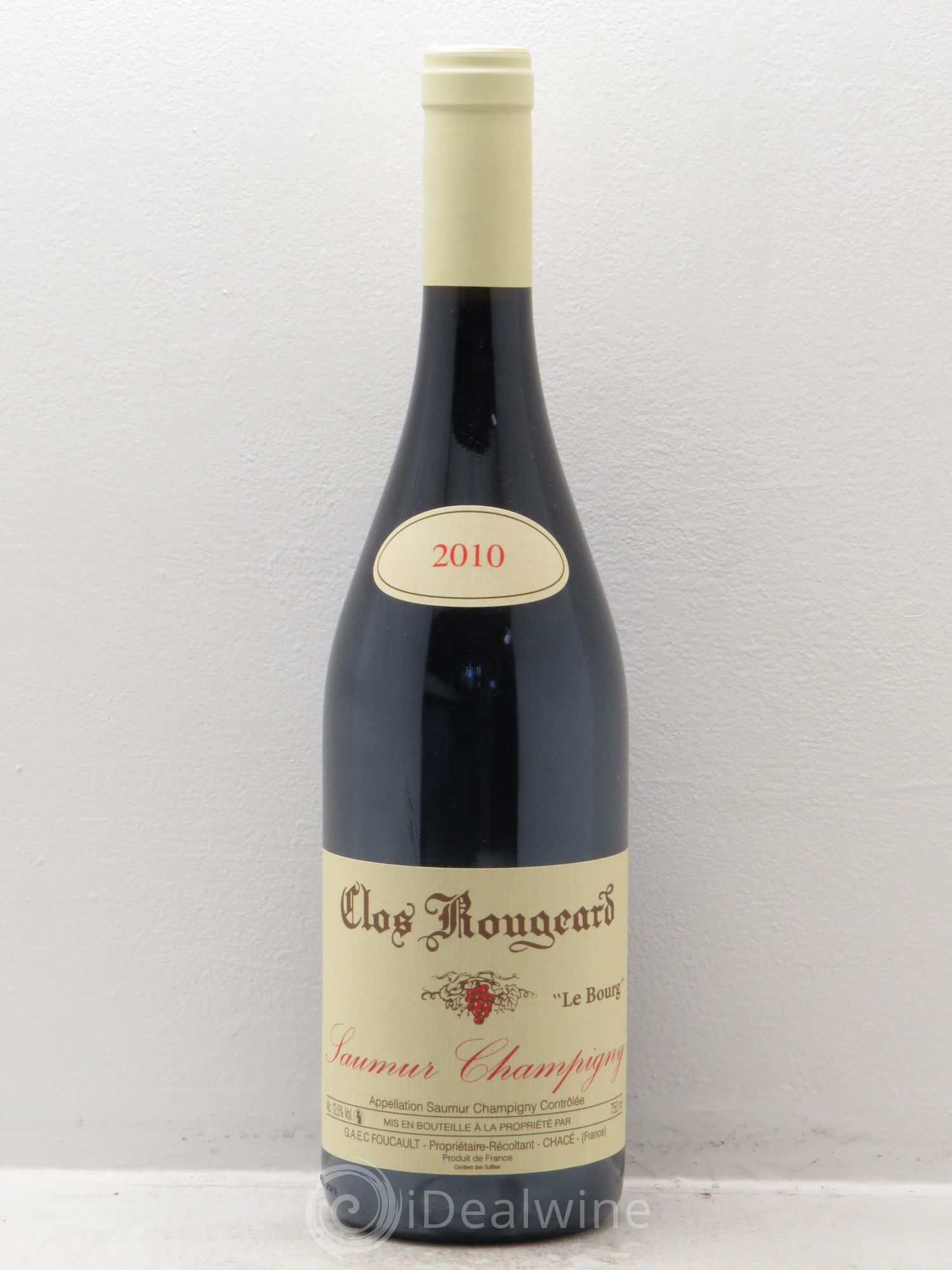 Saumur-Champigny Le Bourg Clos Rougeard 2010 - Lot de 1 bouteille - 0