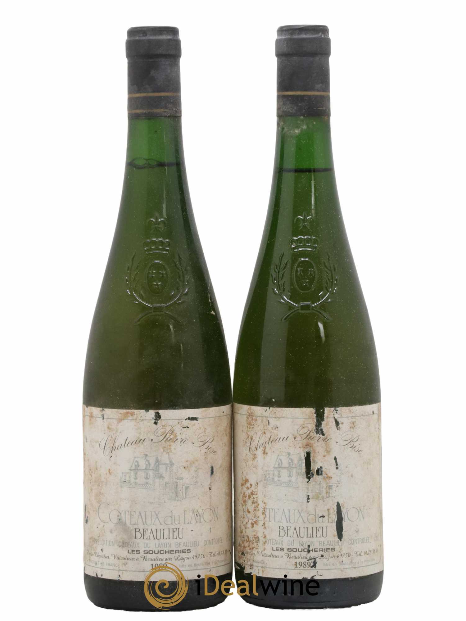 Coteaux du Layon Beaulieu Les Soucheries Château Pierre-Bise 1989 - Lotto di 2 bottiglie - 0