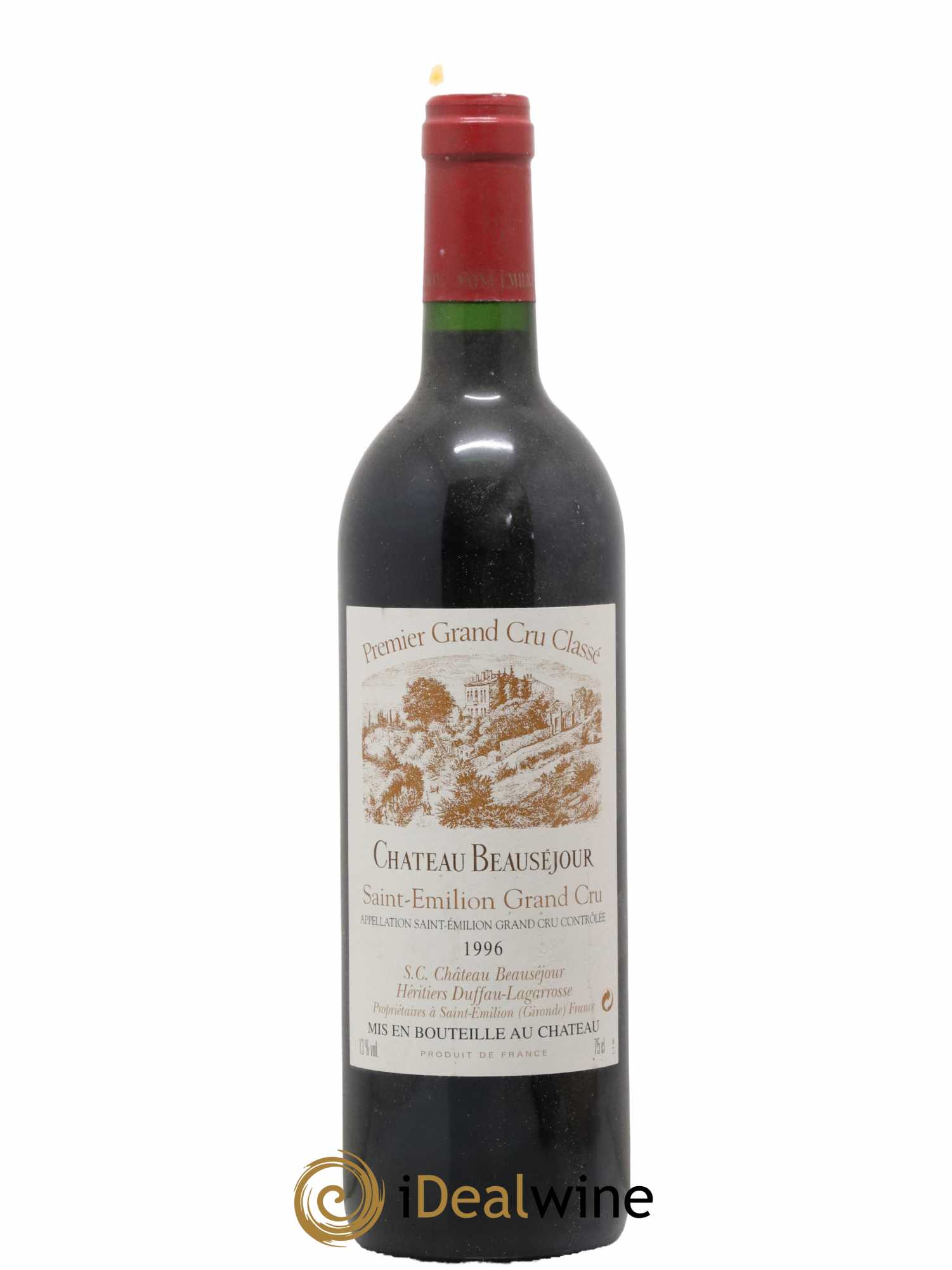 Château Beauséjour (Duffau-Lagarrosse) 1er Grand Cru Classé B 1996 - Lot de 1 bouteille - 0