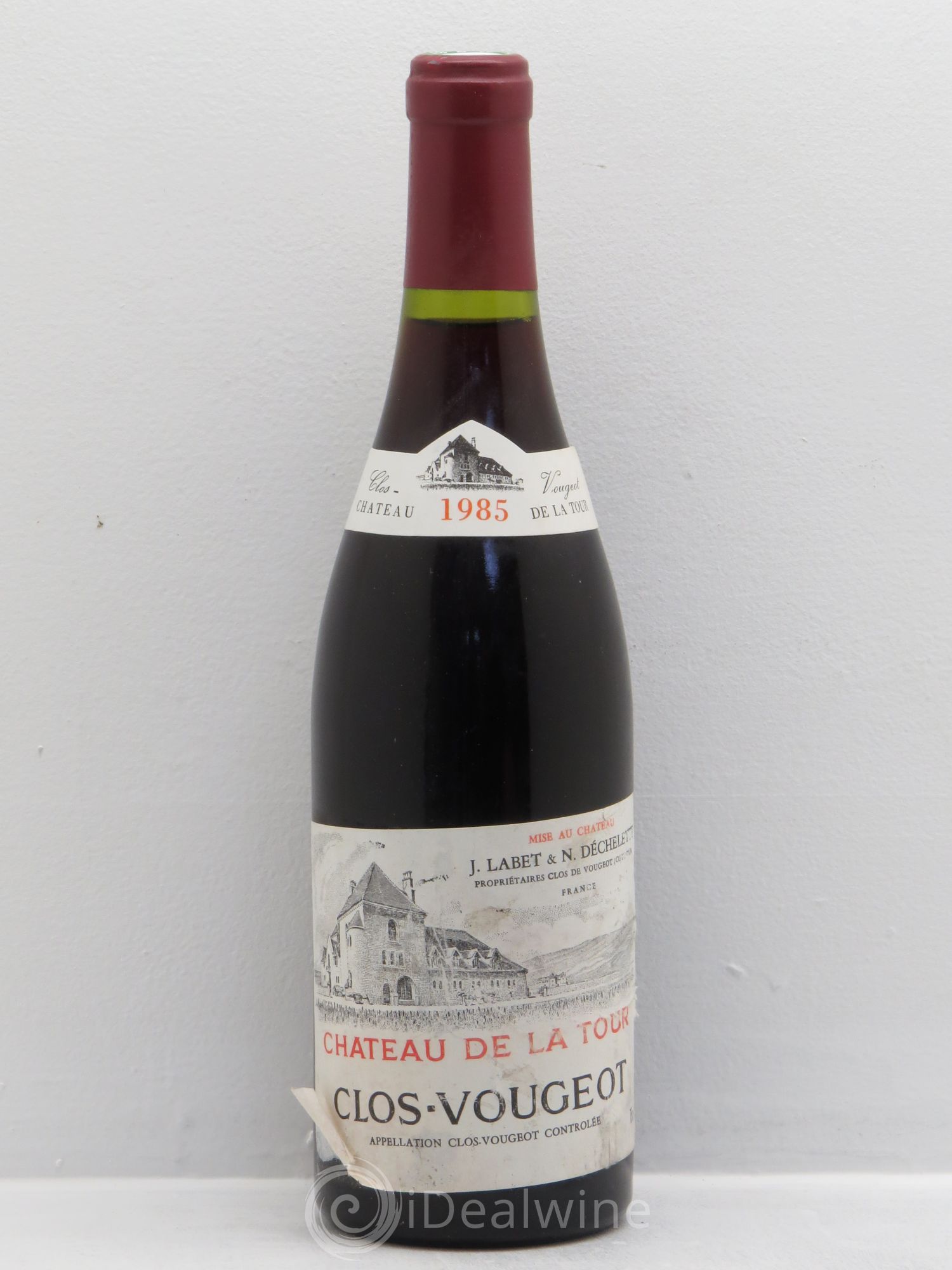 Clos de Vougeot Grand Cru Château de La Tour 1985 - Lot de 1 bouteille - 0