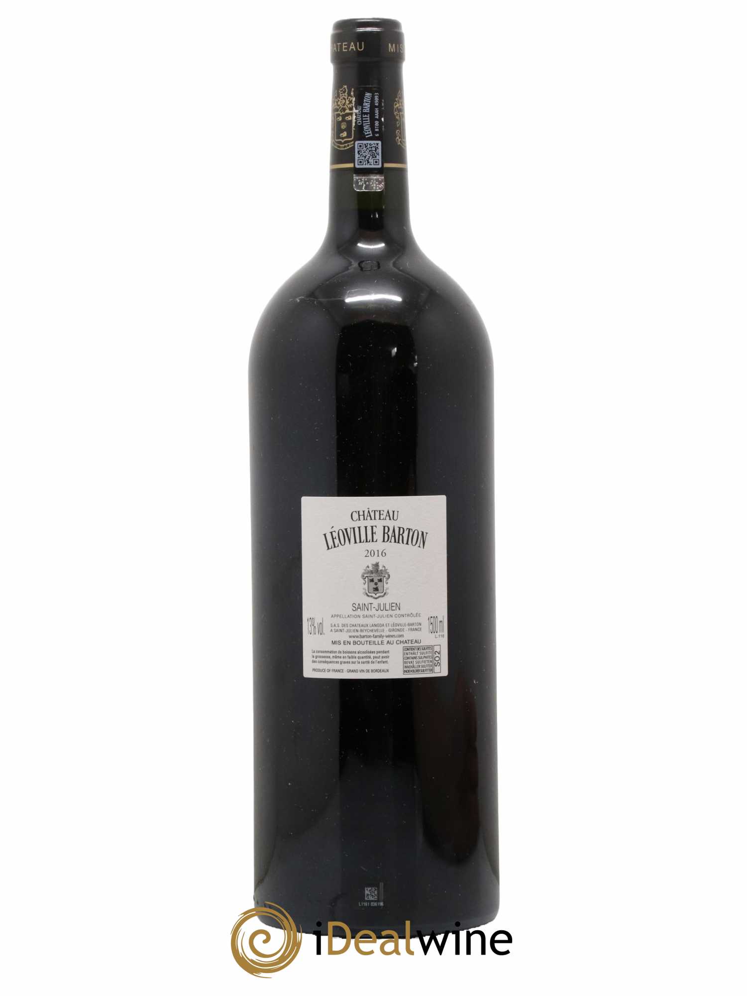 Château Léoville Barton 2ème Grand Cru Classé 2016 - Lot de 1 magnum - 1