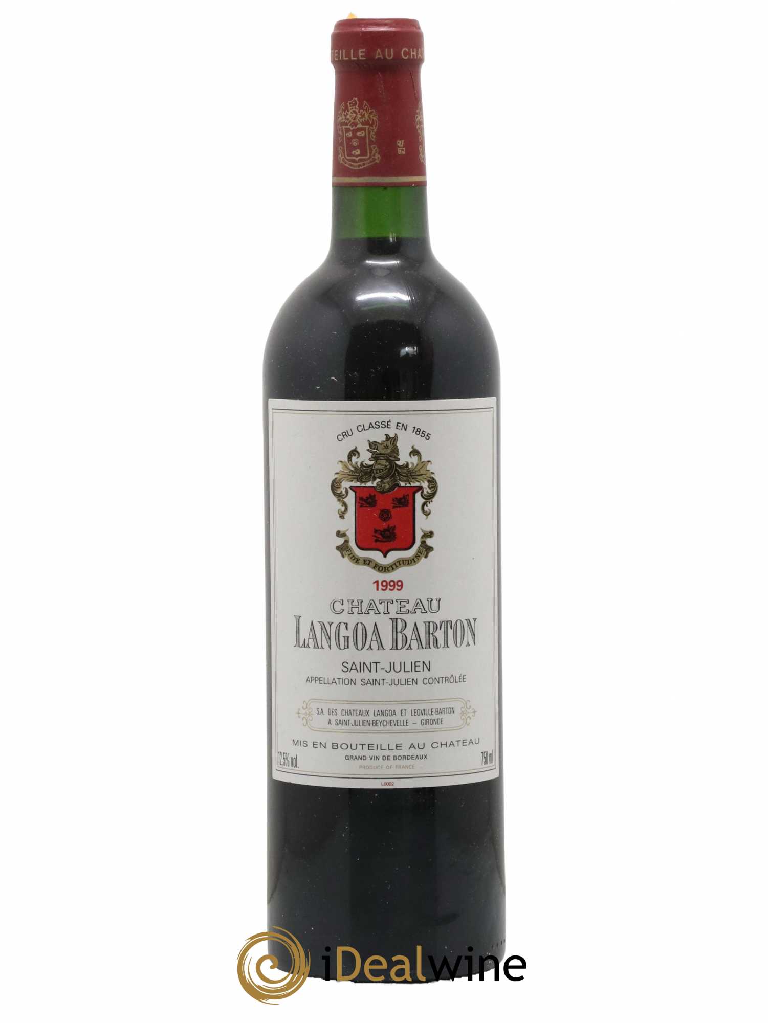 Château Langoa Barton 3ème Grand Cru Classé 1999 - Lot de 1 bouteille - 0