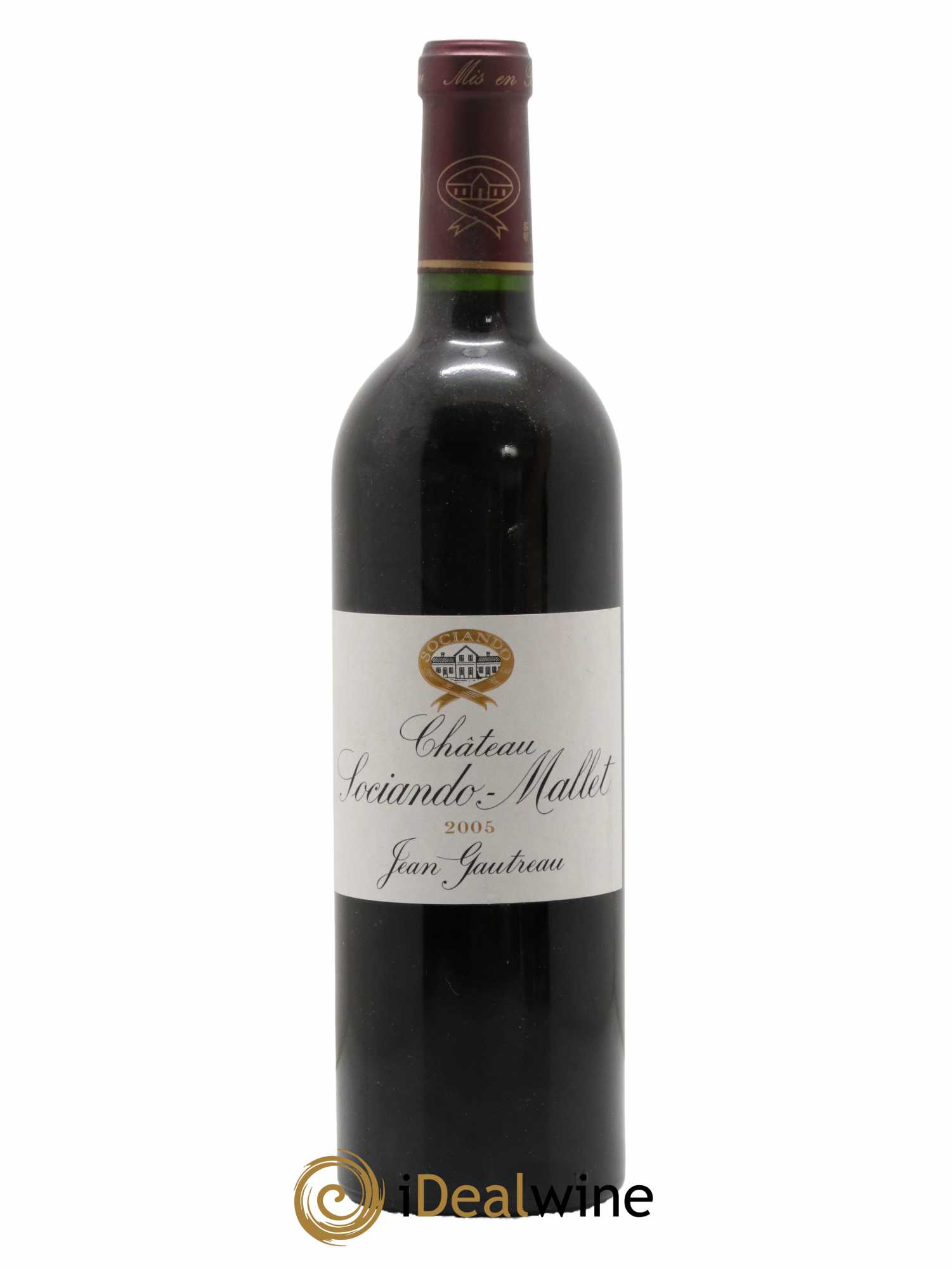 Château Sociando Mallet 2005 - Lot de 1 bouteille - 0