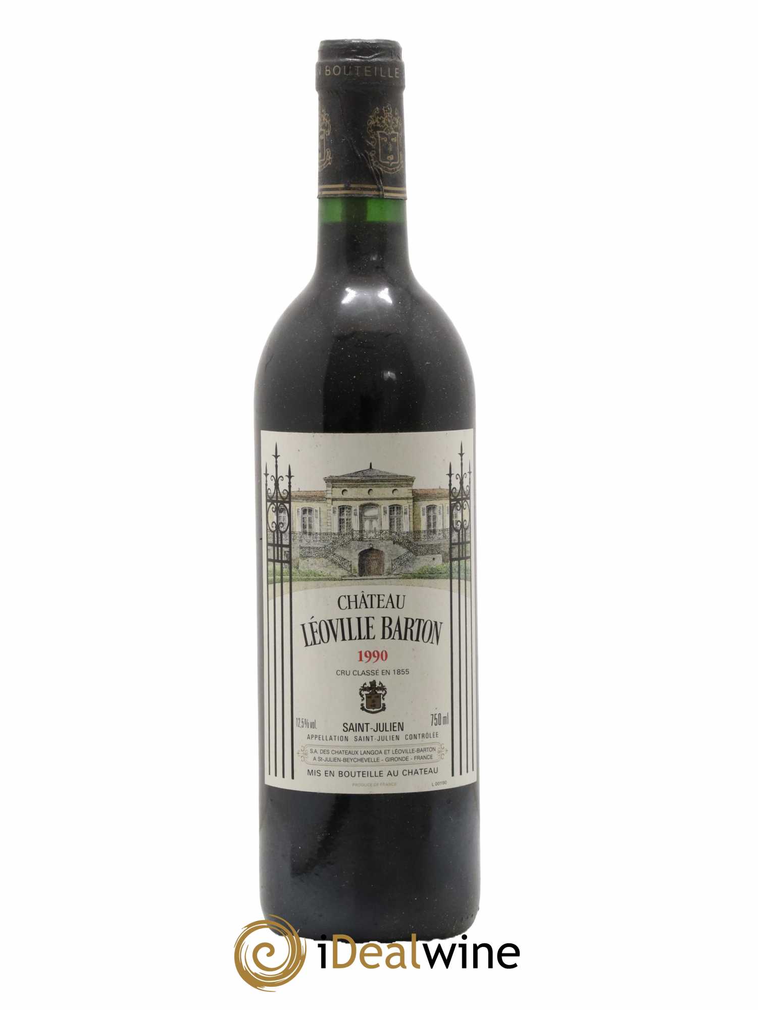 Château Léoville Barton 2ème Grand Cru Classé 1990 - Lot de 1 bouteille - 0