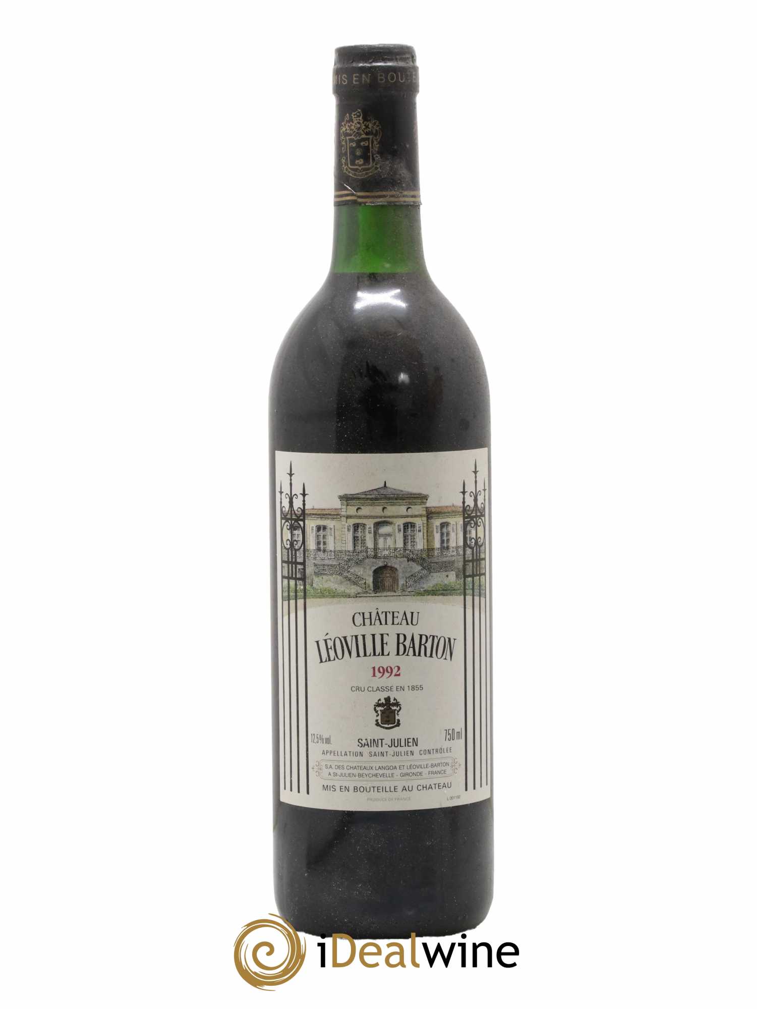 Château Léoville Barton 2ème Grand Cru Classé 1992 - Lot de 1 bouteille - 0
