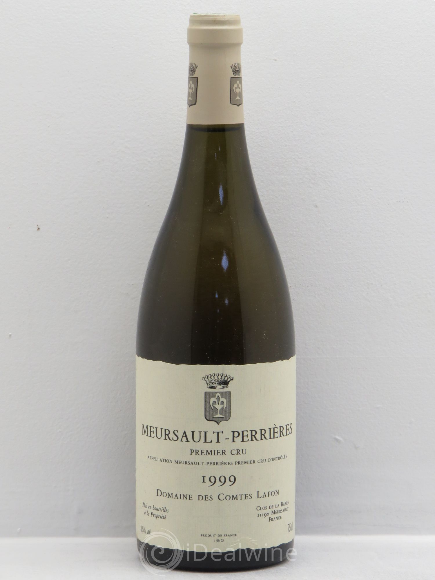 Meursault 1er Cru Perrières Comtes Lafon (Domaine des) 1999 - Lot de 1 bouteille - 0