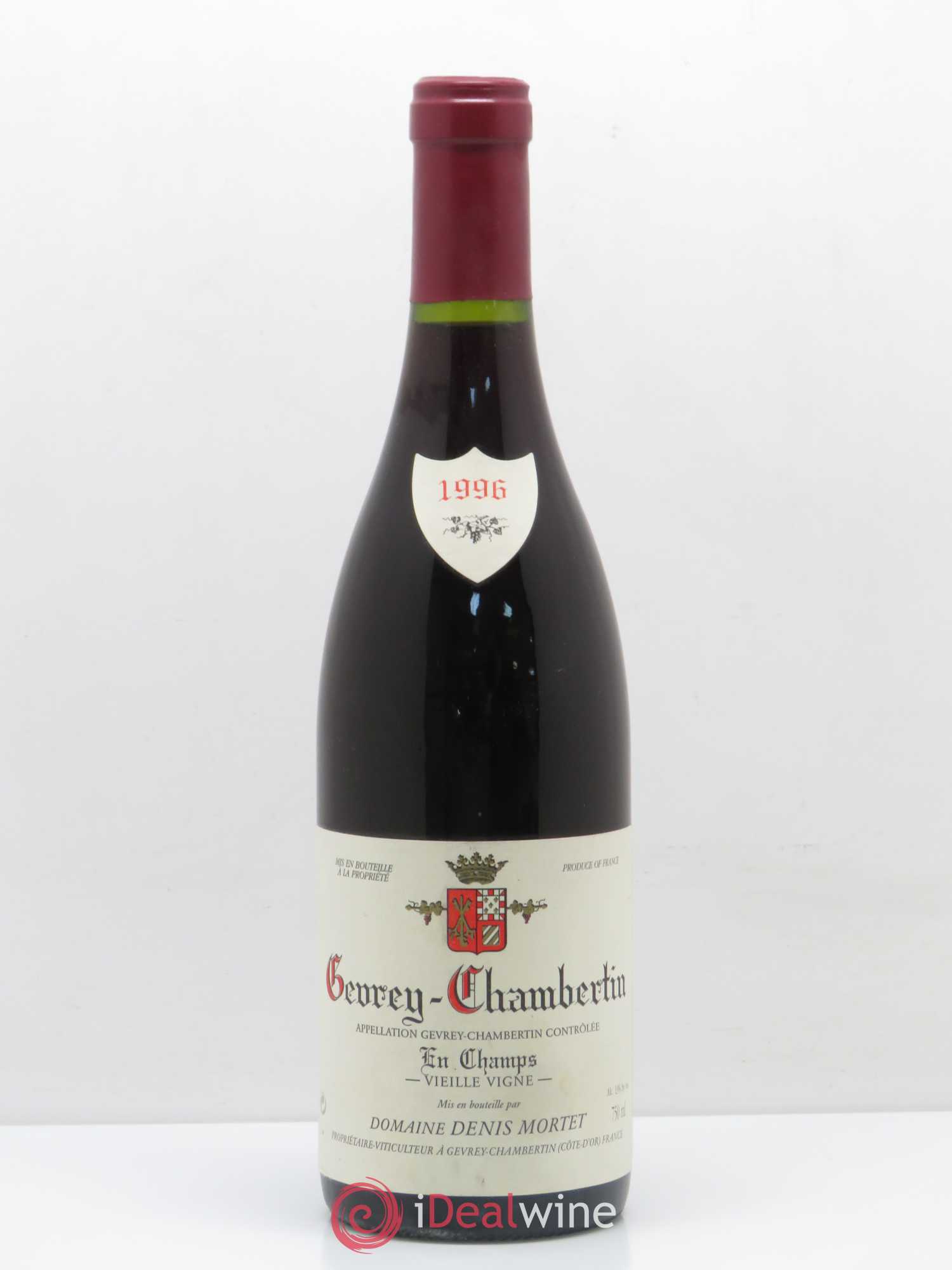 Gevrey-Chambertin En Champs Vieille Vigne Denis Mortet (Domaine) Vieilles vignes 1996 - Lot de 1 bouteille - 0