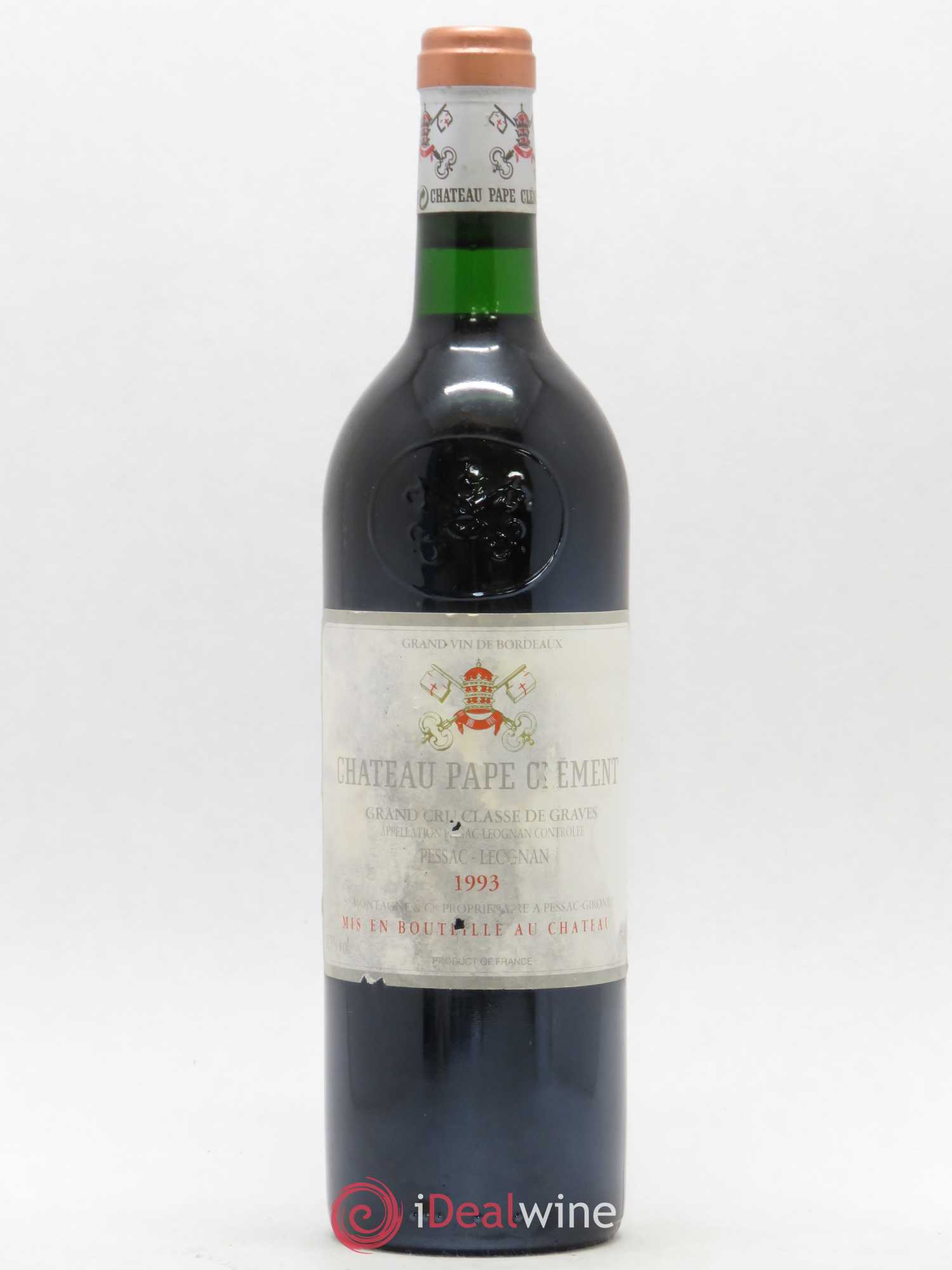 Château Pape Clément Cru Classé de Graves 1993 - Lot de 1 bouteille - 0